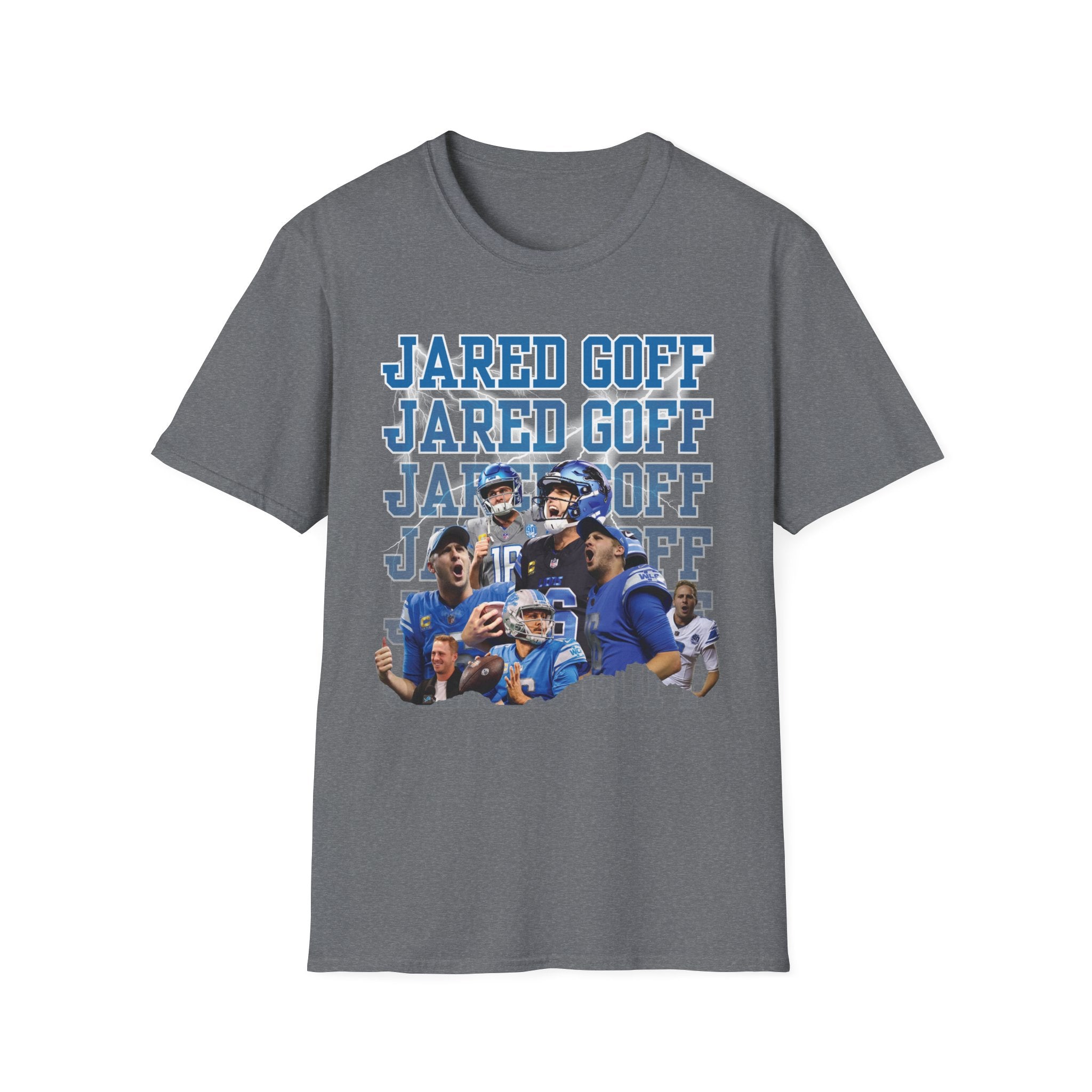 Detroit Football QB1 Chant T-Shirt | Game Day Shirt for Fans