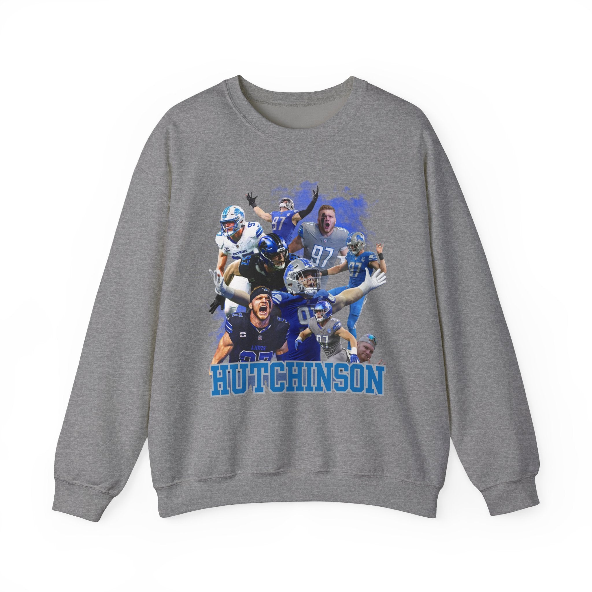 Detroit Football Defensive Grit Sweatshirt |  Edge Game Day Fan Crewneck