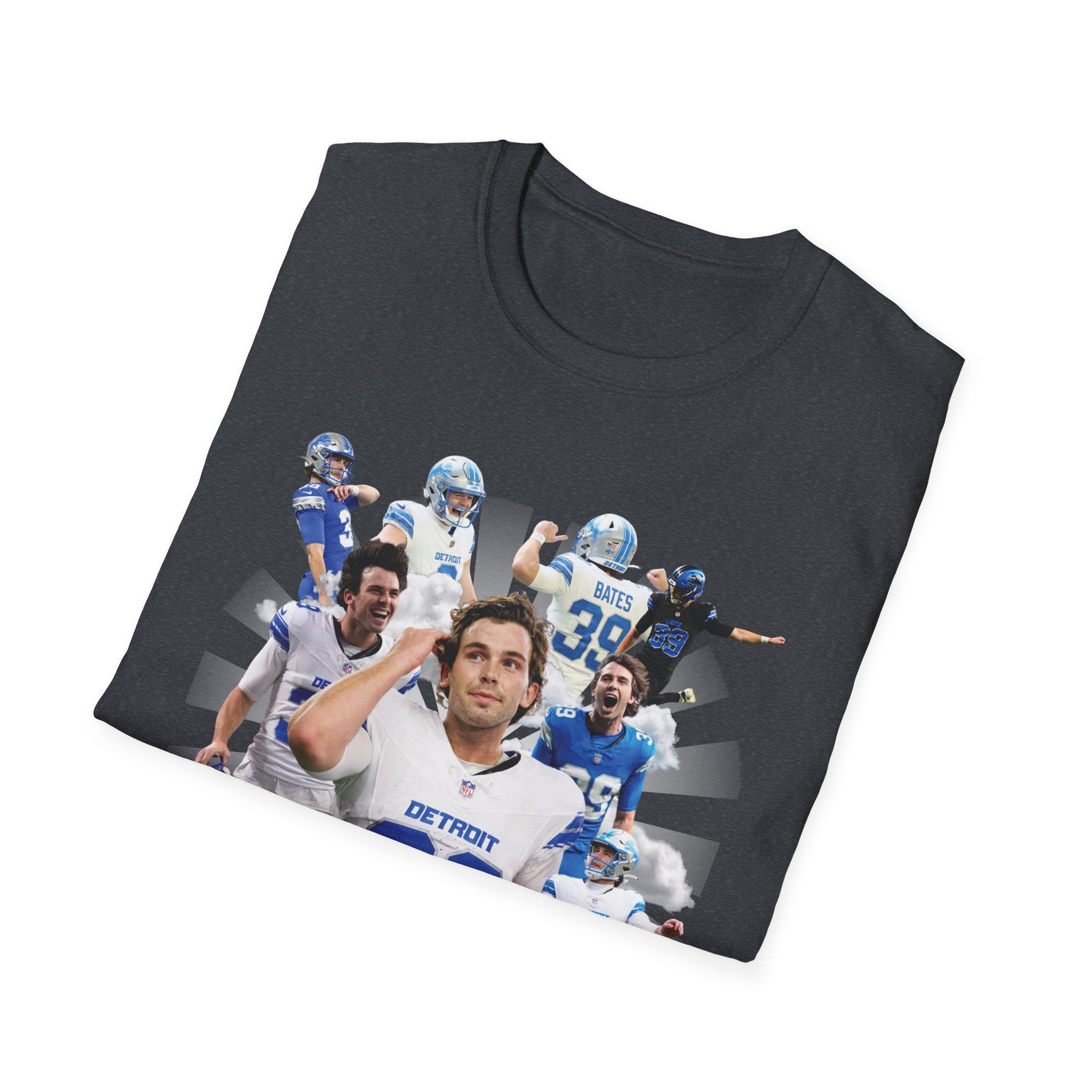Detroit Football Kicker T-Shirt | Detroit Field Goal Bates T-Shirt