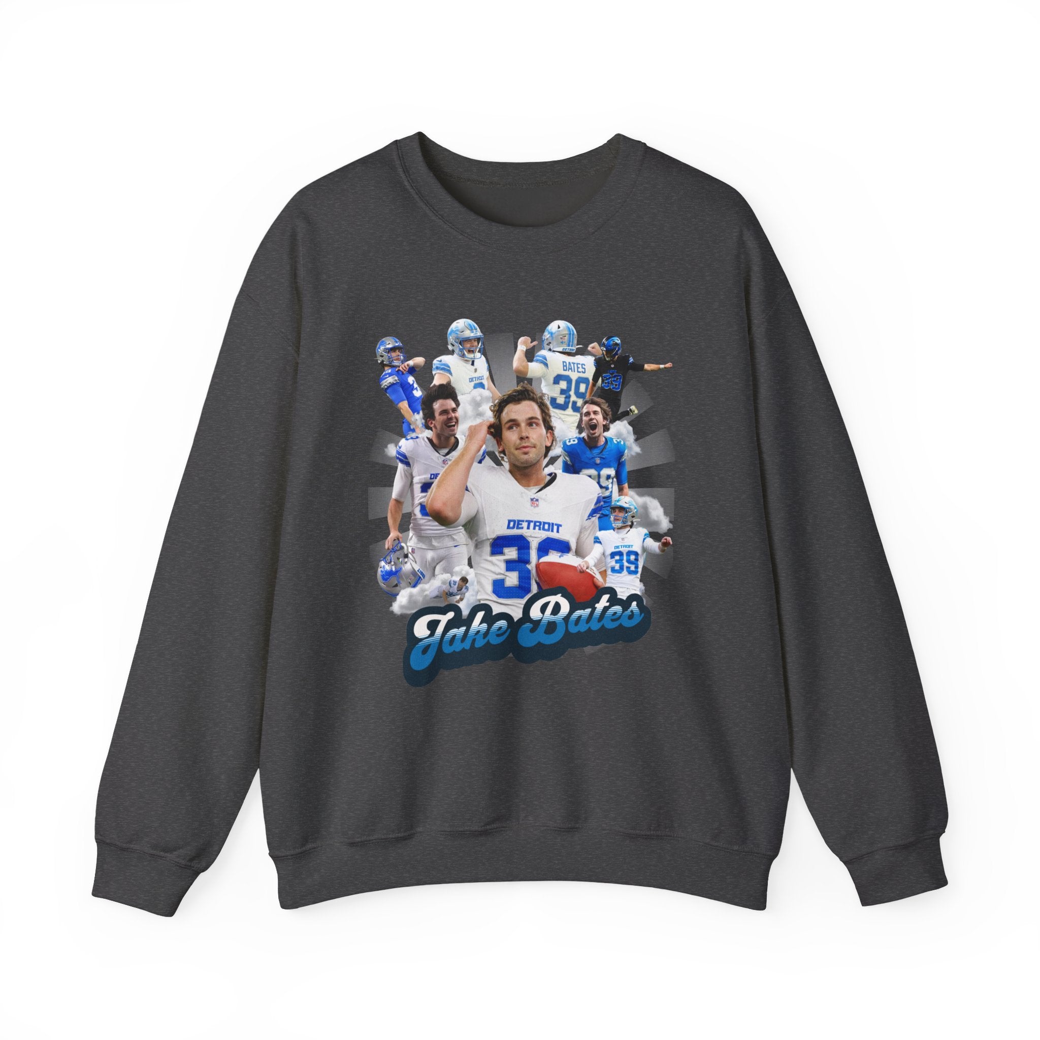 Detroit Football Kicker Sweatshirt| Detroit Field Goal Bates Crewneck
