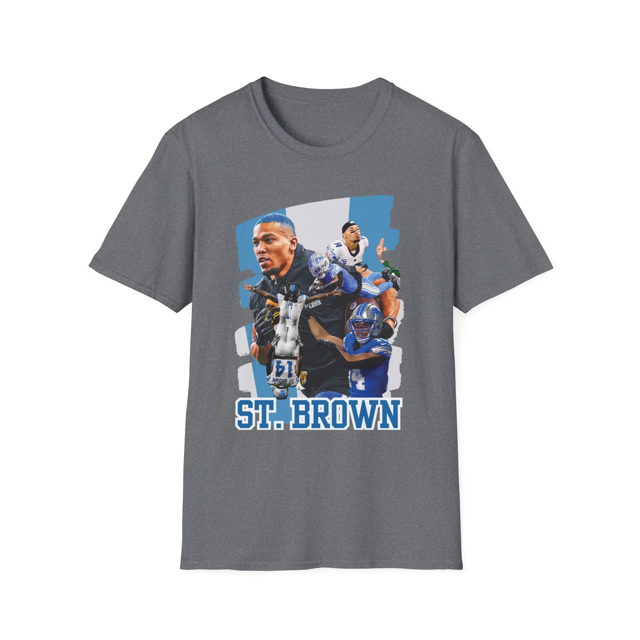Detroit Football Wide Receiver Energy T-Shirt | St. Brown Game Day Shirt