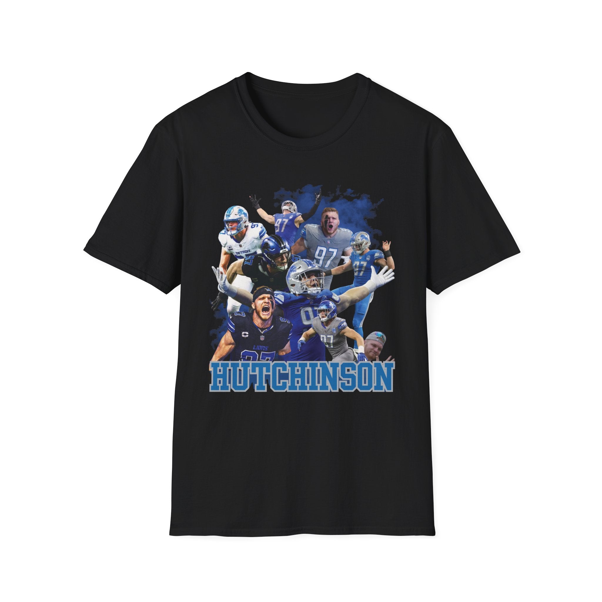 Detroit Football Defensive Grit T-Shirt |  Hutchinson Game Day Fan Shirt