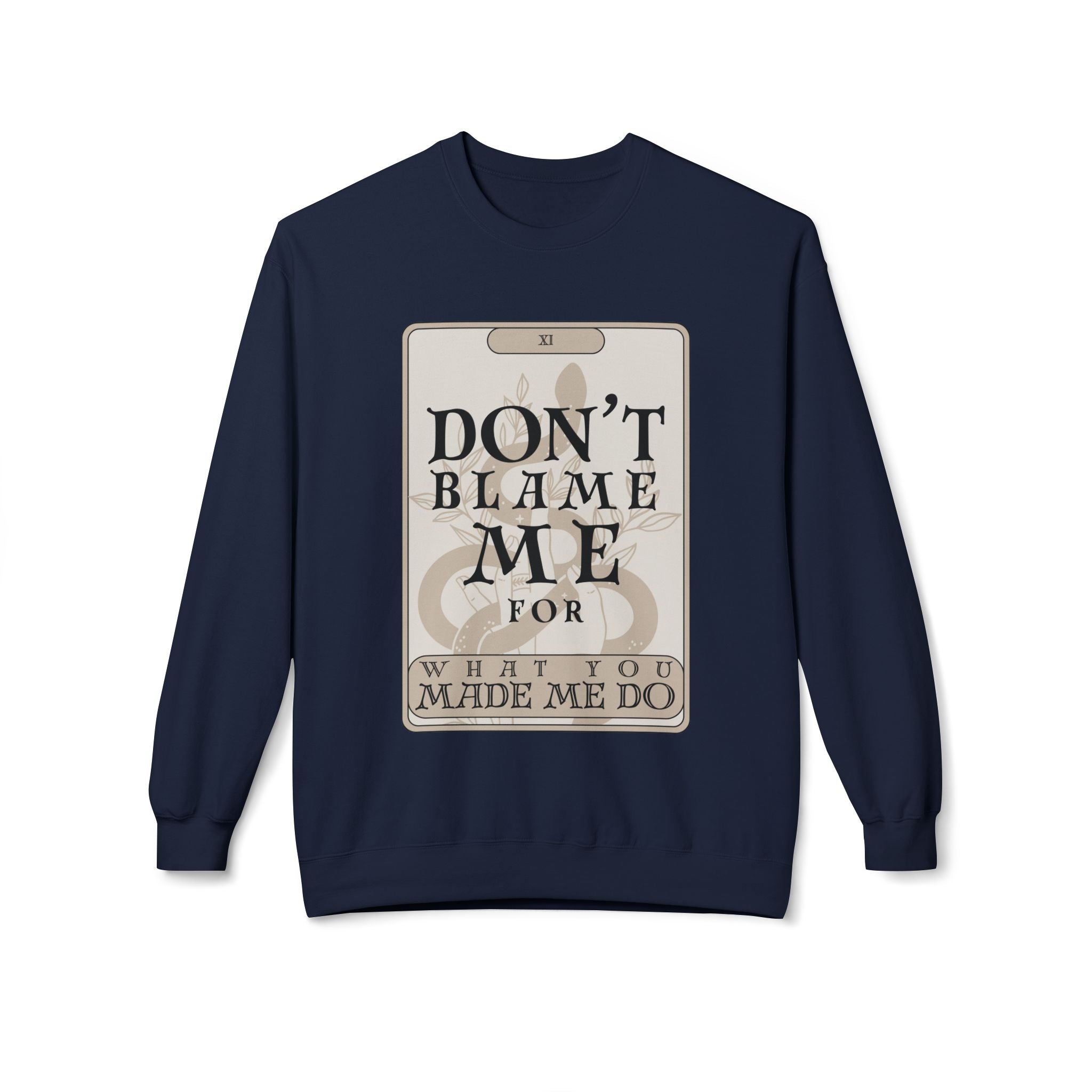 Don't Blame Me Tarot Card Crewneck Sweatshirt | In My Rage Era