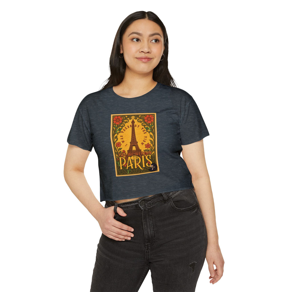 Paris Eiffel Tower Crop Top: Whimsical Wizarding Vibes