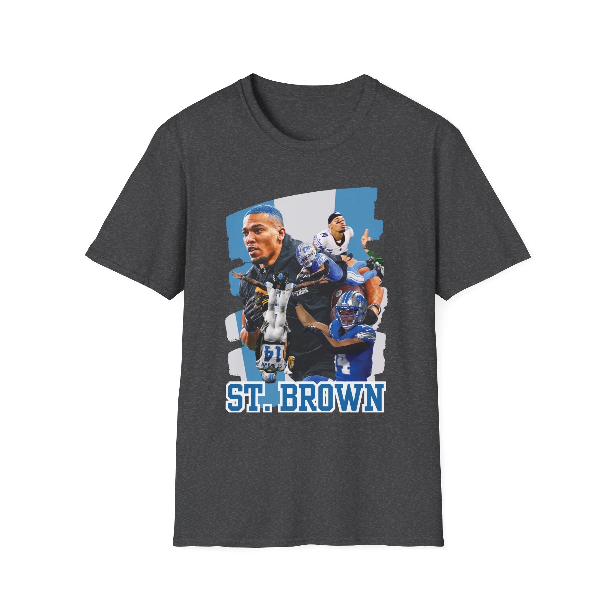 Detroit Football Wide Receiver Energy T-Shirt | St. Brown Game Day Shirt