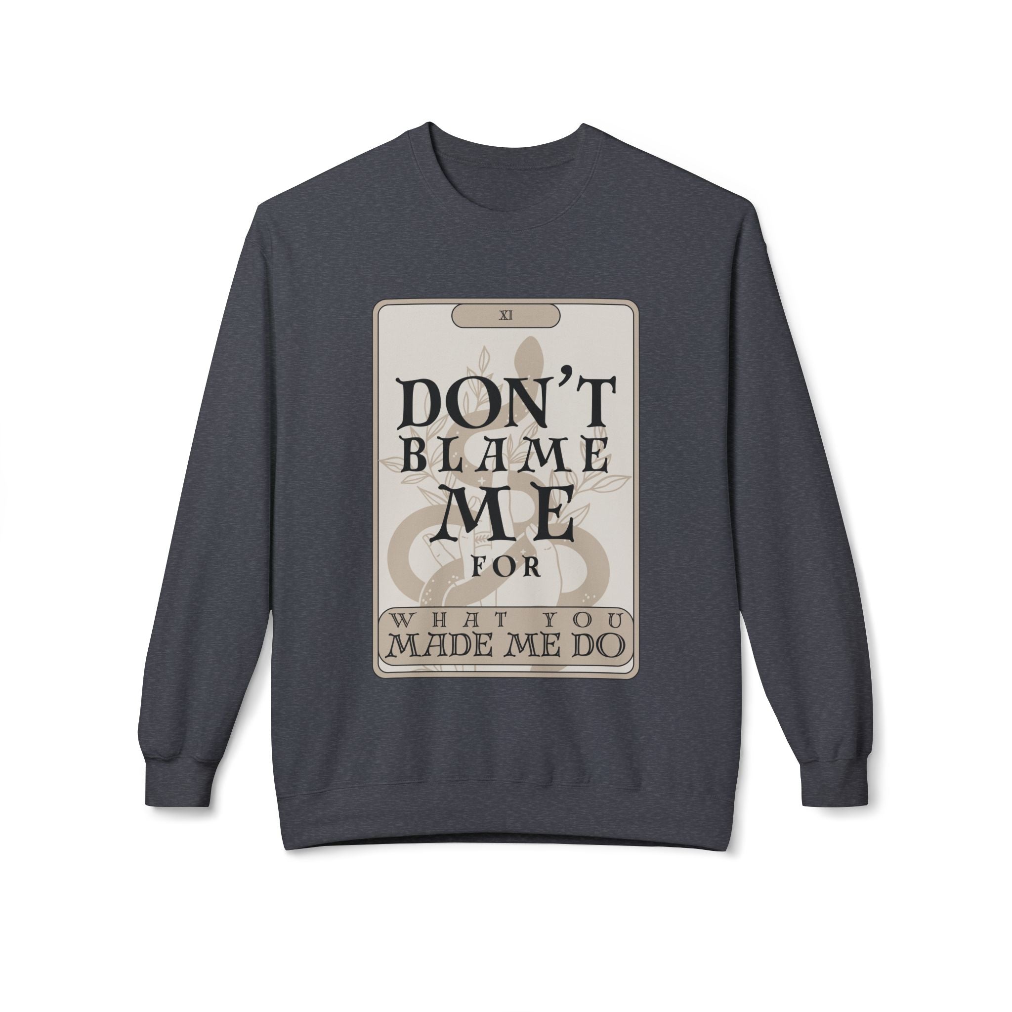 Don't Blame Me Tarot Card Crewneck Sweatshirt | In My Rage Era