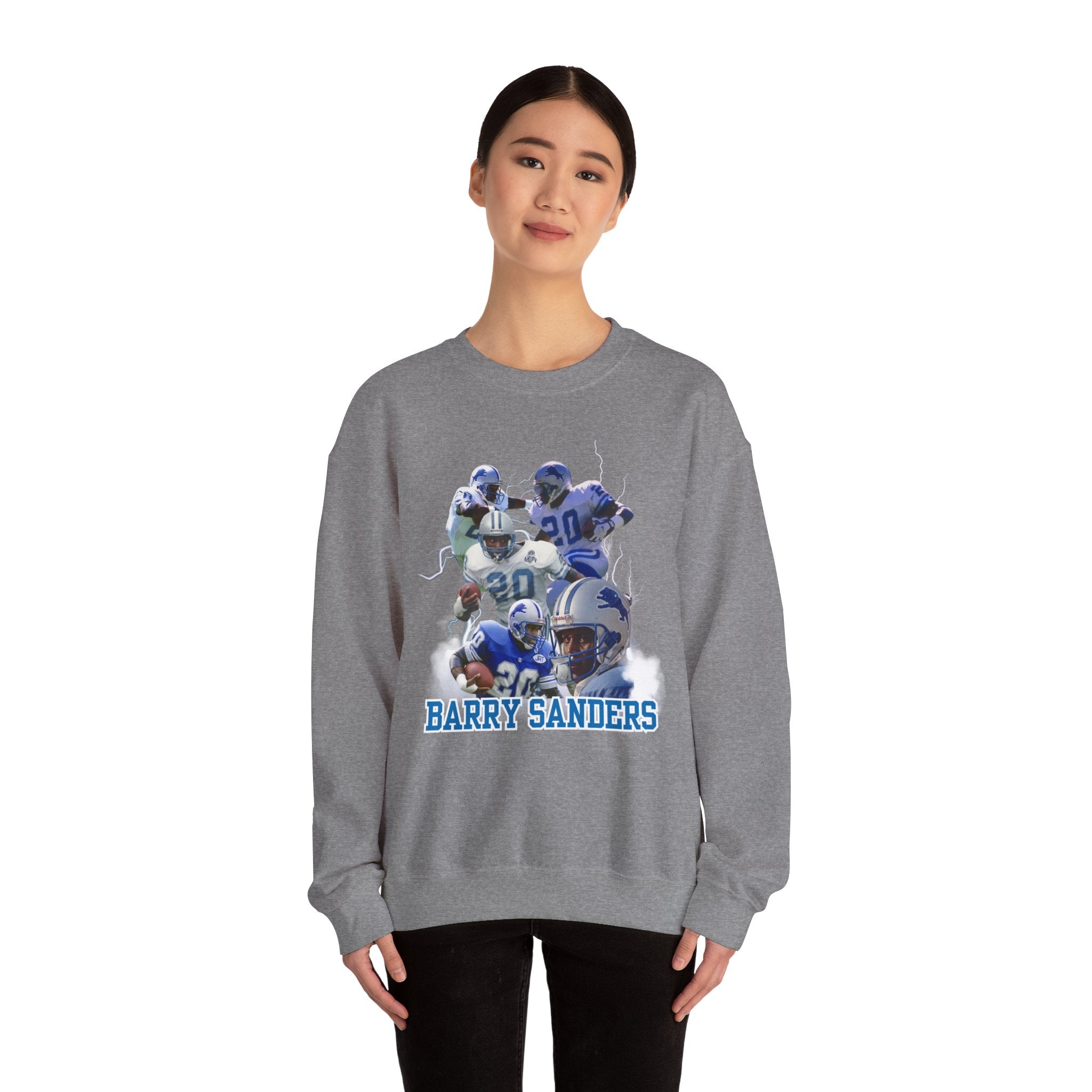 Detroit Football Legend Sweatshirt | Sanders Game Day Fan Crewneck