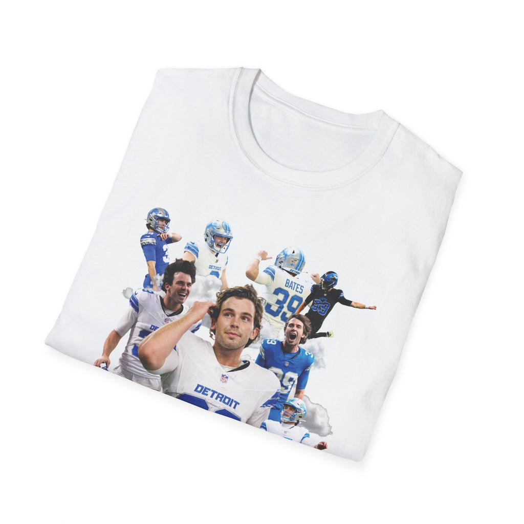 Detroit Football Kicker T-Shirt | Detroit Field Goal Bates T-Shirt