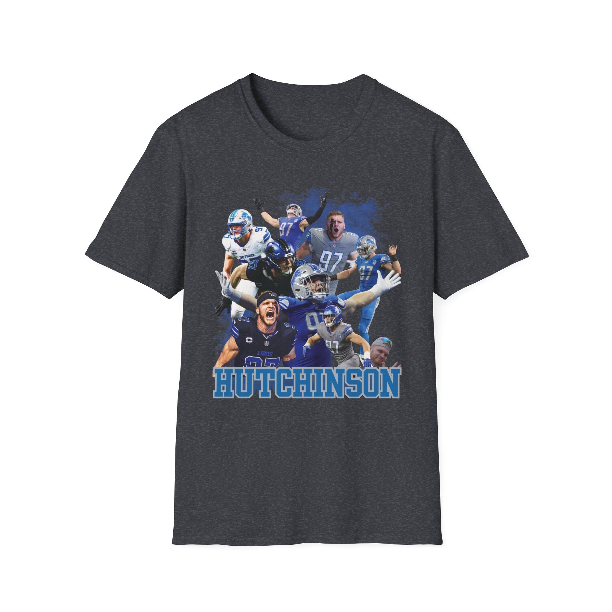 Detroit Football Defensive Grit T-Shirt |  Hutchinson Game Day Fan Shirt