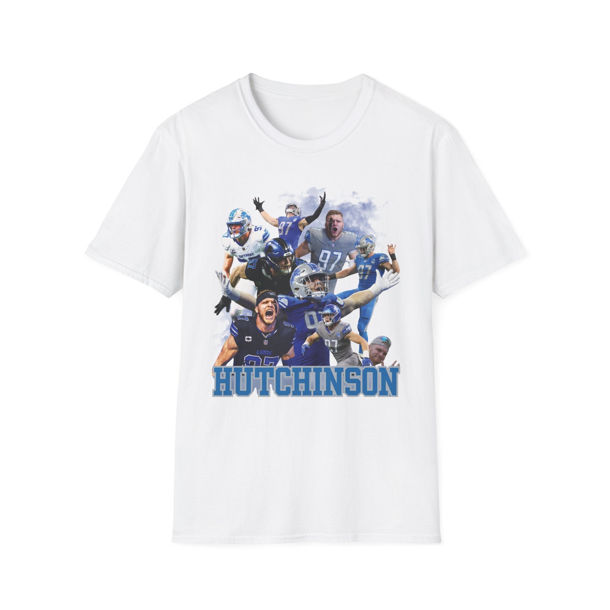 Detroit Football Defensive Grit T-Shirt |  Hutchinson Game Day Fan Shirt