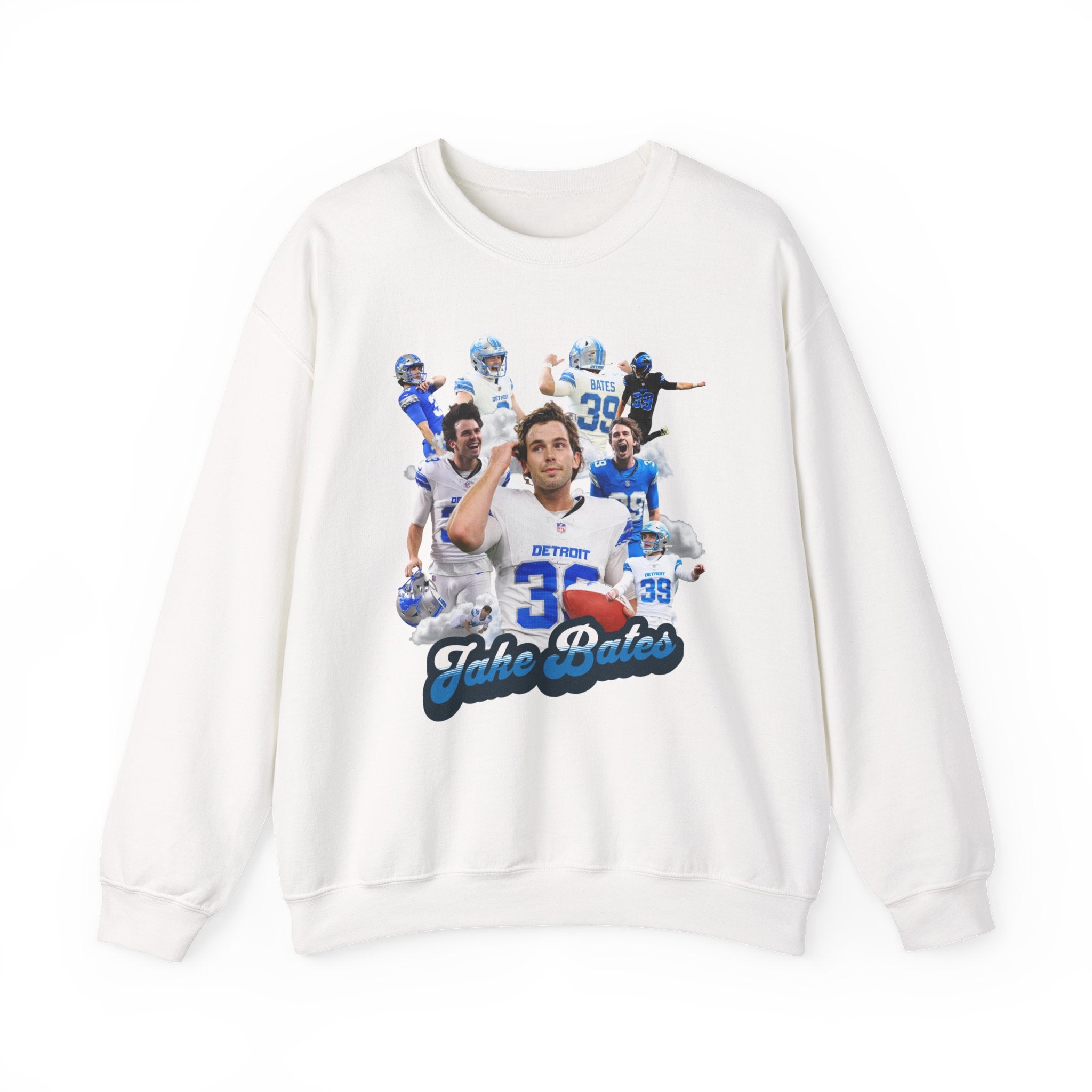 Detroit Football Kicker Sweatshirt| Detroit Field Goal Bates Crewneck