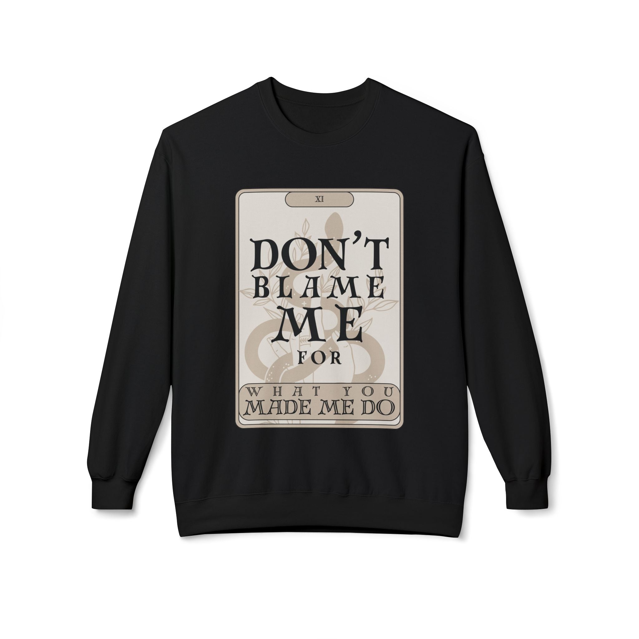 Don't Blame Me Tarot Card Crewneck Sweatshirt | In My Rage Era