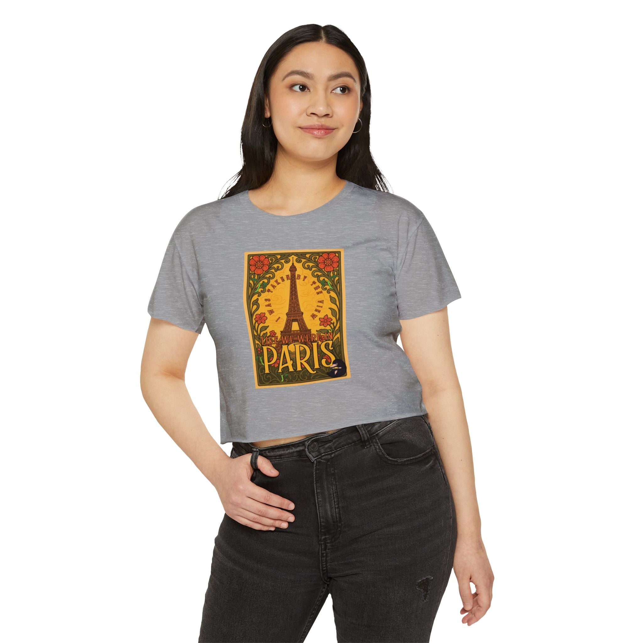 Paris Eiffel Tower Crop Top: Whimsical Wizarding Vibes