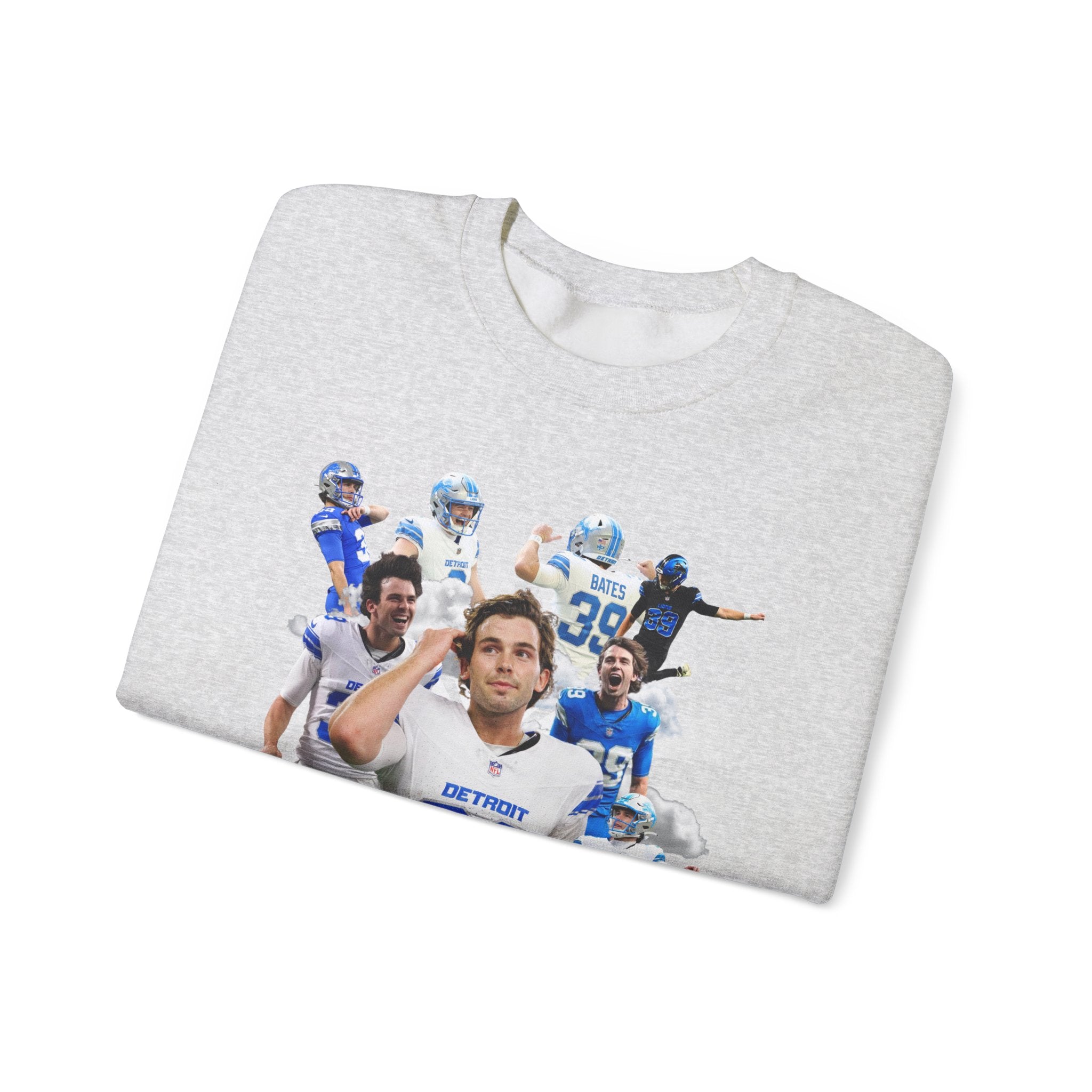 Detroit Football Kicker Sweatshirt| Detroit Field Goal Bates Crewneck