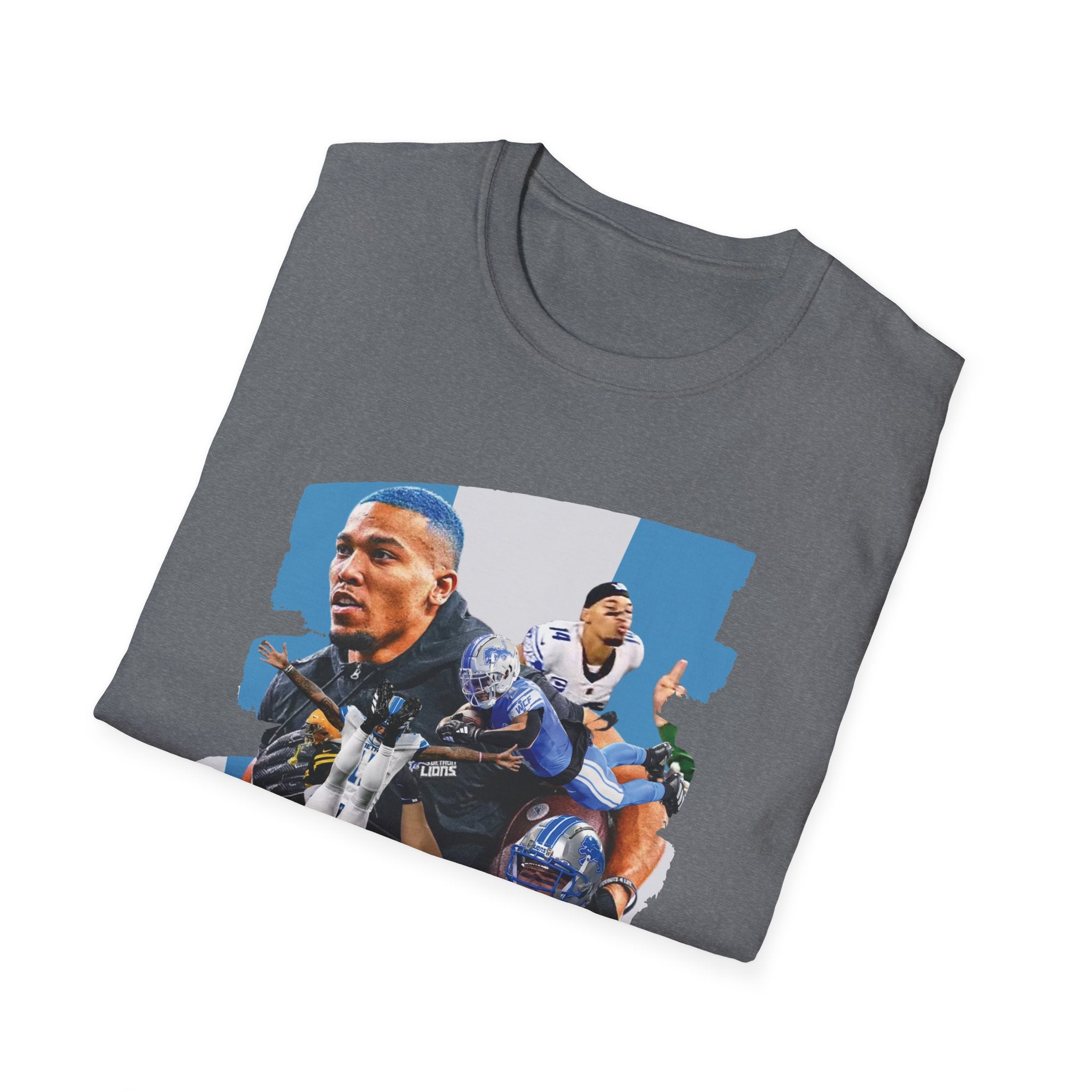Detroit Football Wide Receiver Energy T-Shirt | St. Brown Game Day Shirt