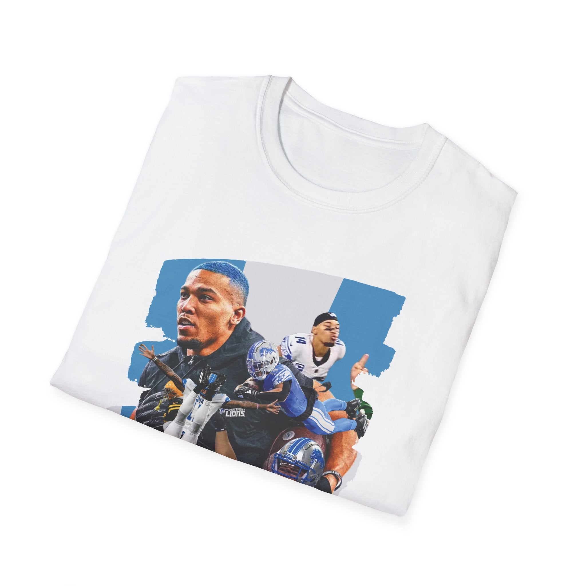 Detroit Football Wide Receiver Energy T-Shirt | St. Brown Game Day Shirt