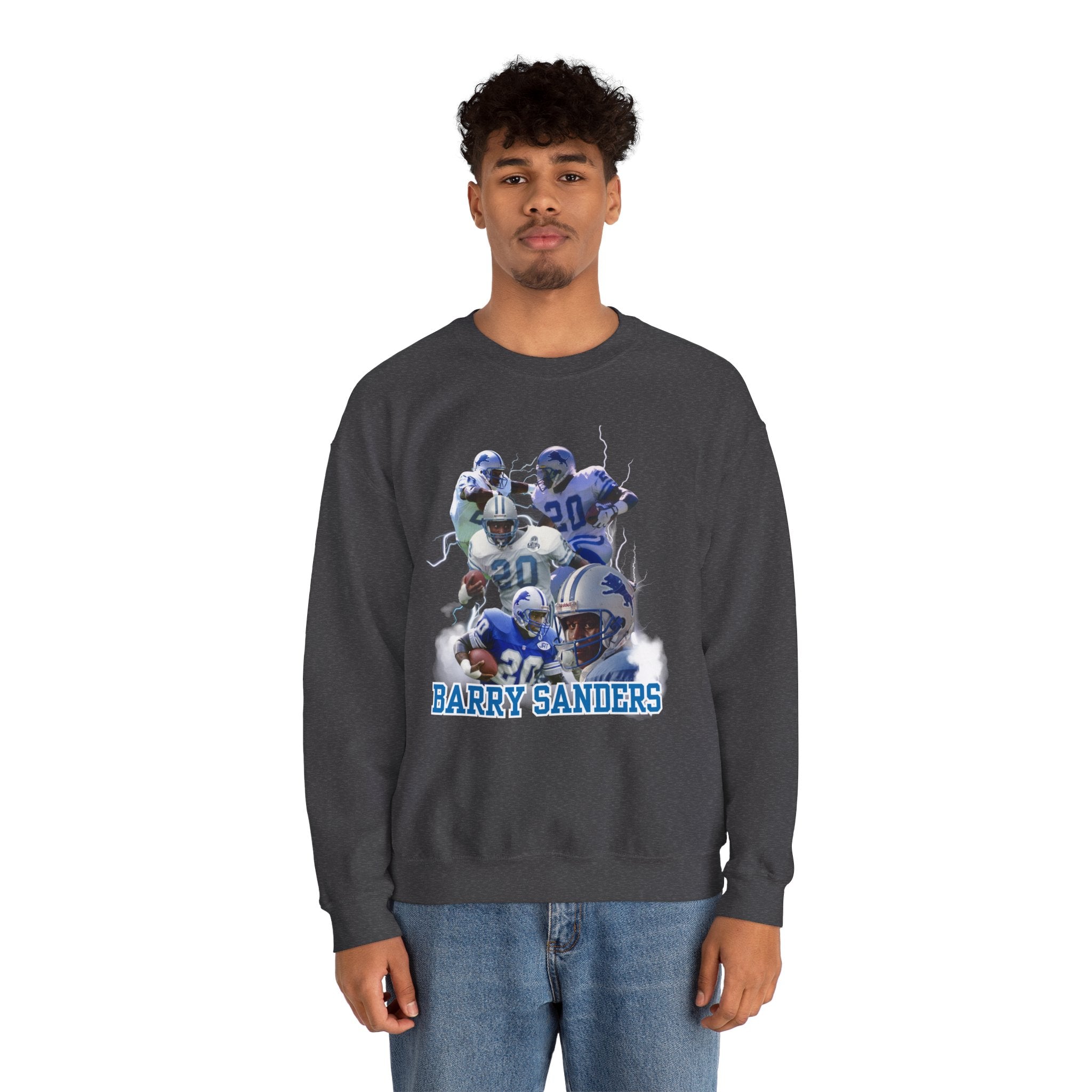 Detroit Football Legend Sweatshirt | Sanders Game Day Fan Crewneck