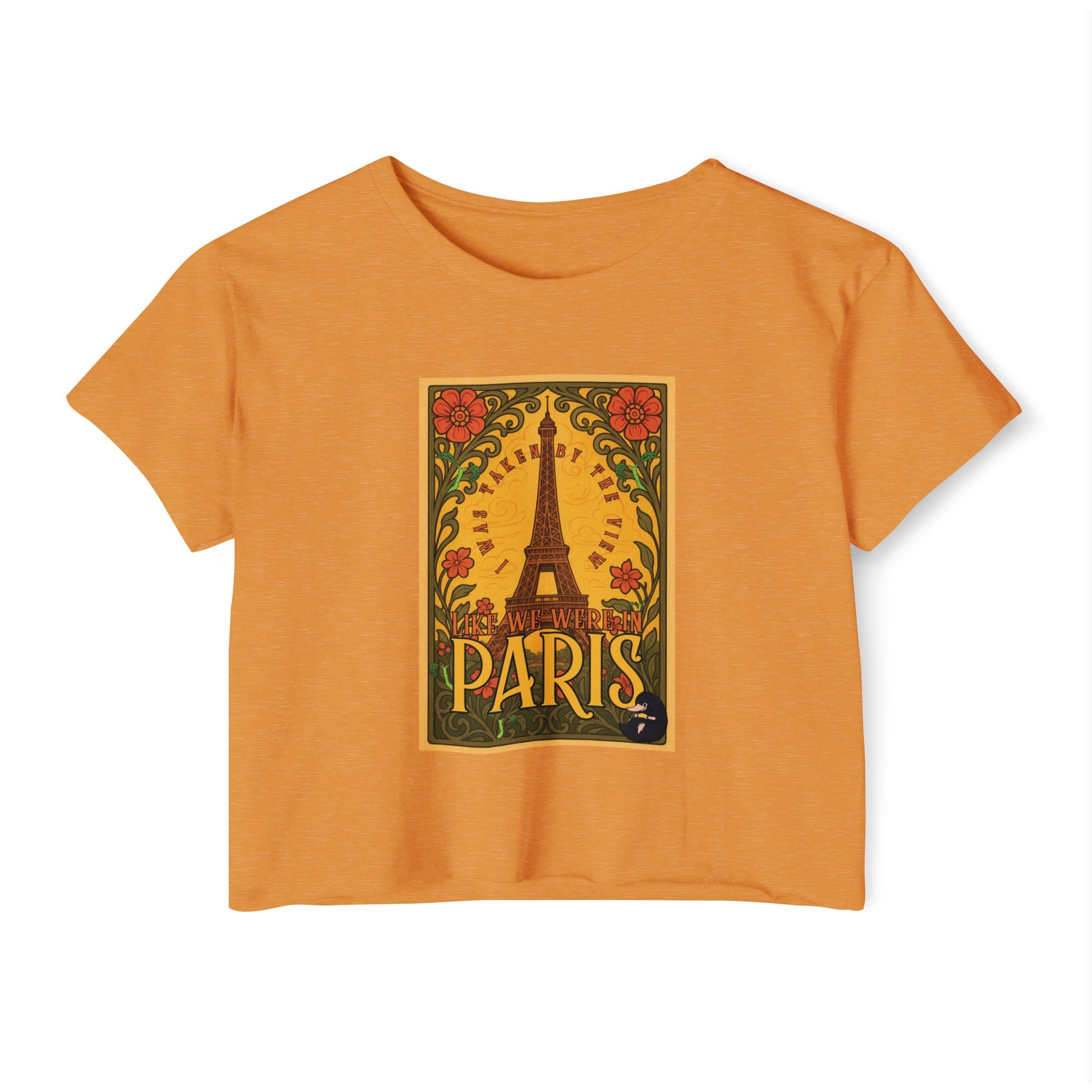 Paris Eiffel Tower Crop Top: Whimsical Wizarding Vibes