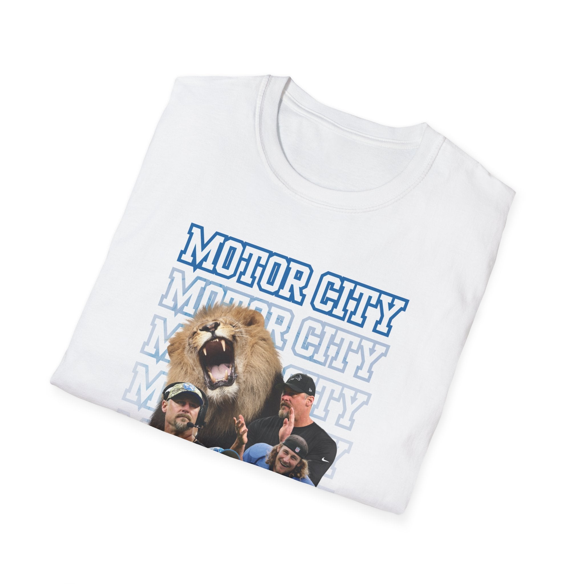 Detroit Football Coach Energy T-Shirt | Motor City Campbell Game Day T-Shirt