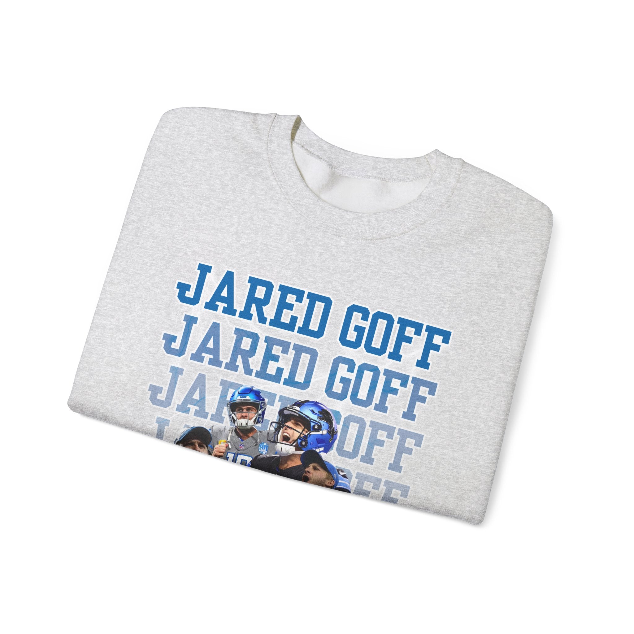 Detroit Football QB1 Chant Crewneck Sweatshirt | Game Day Shirt for Fans