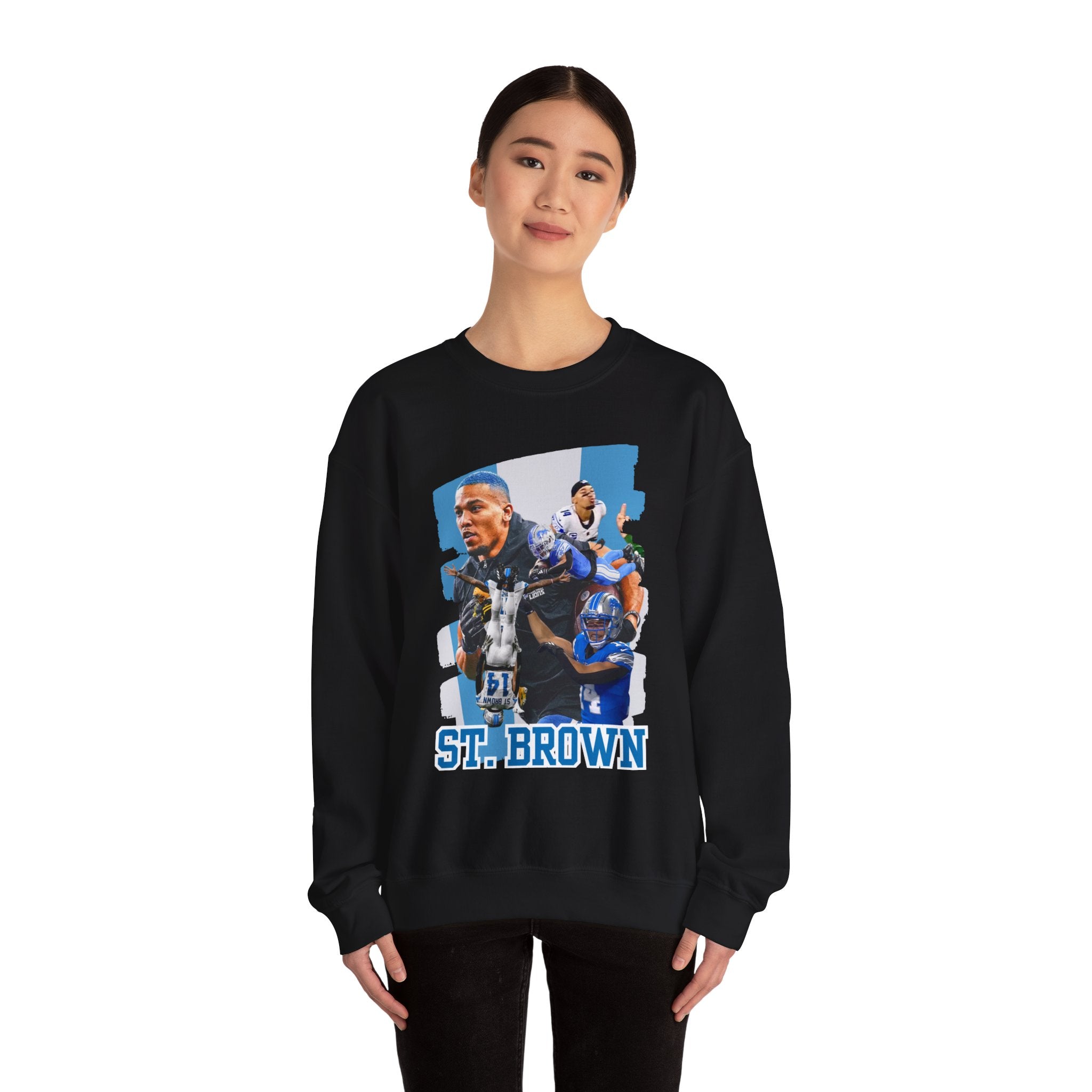 Detroit Football Wide Receiver Energy Sweatshirt | Game Day Crewneck