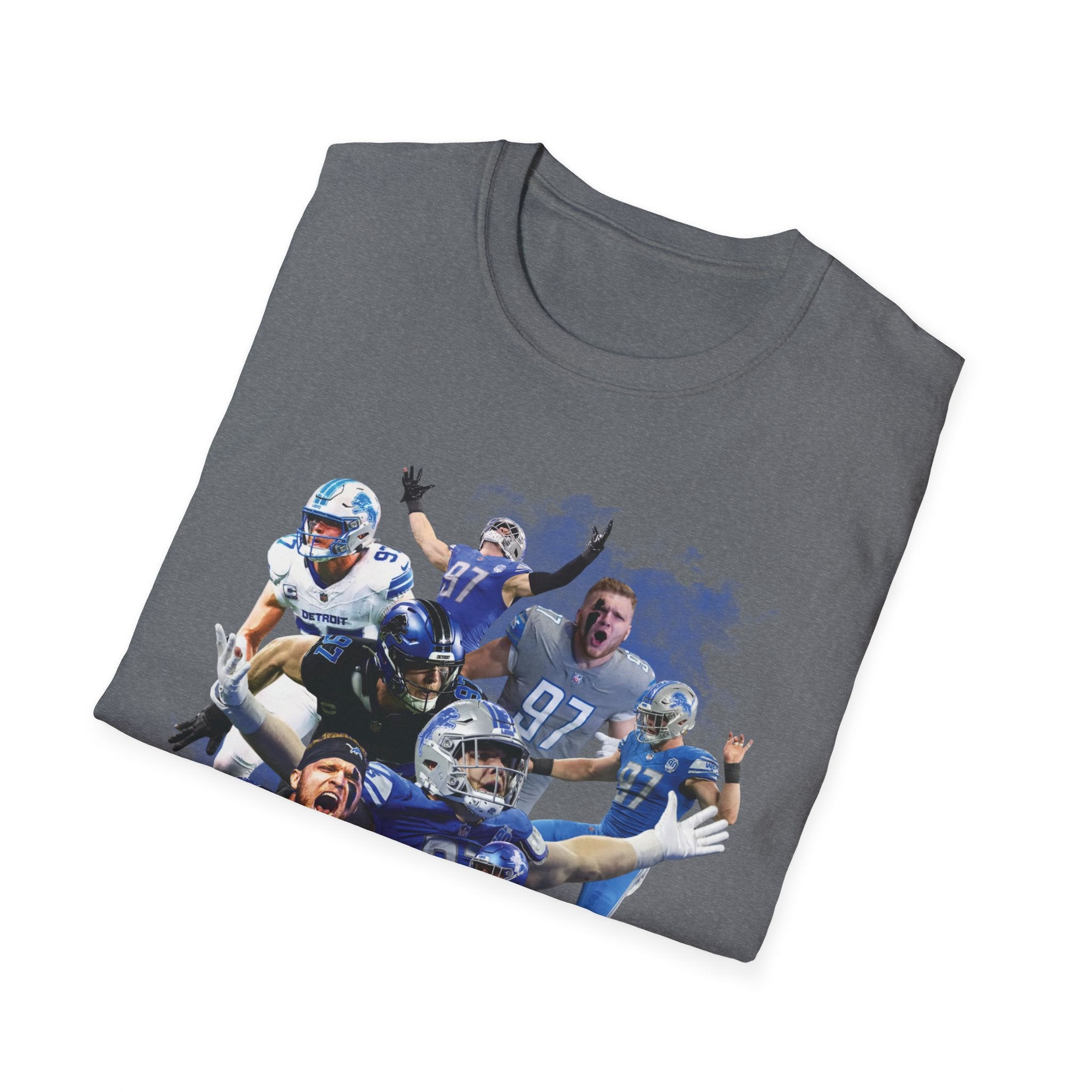 Detroit Football Defensive Grit T-Shirt |  Hutchinson Game Day Fan Shirt