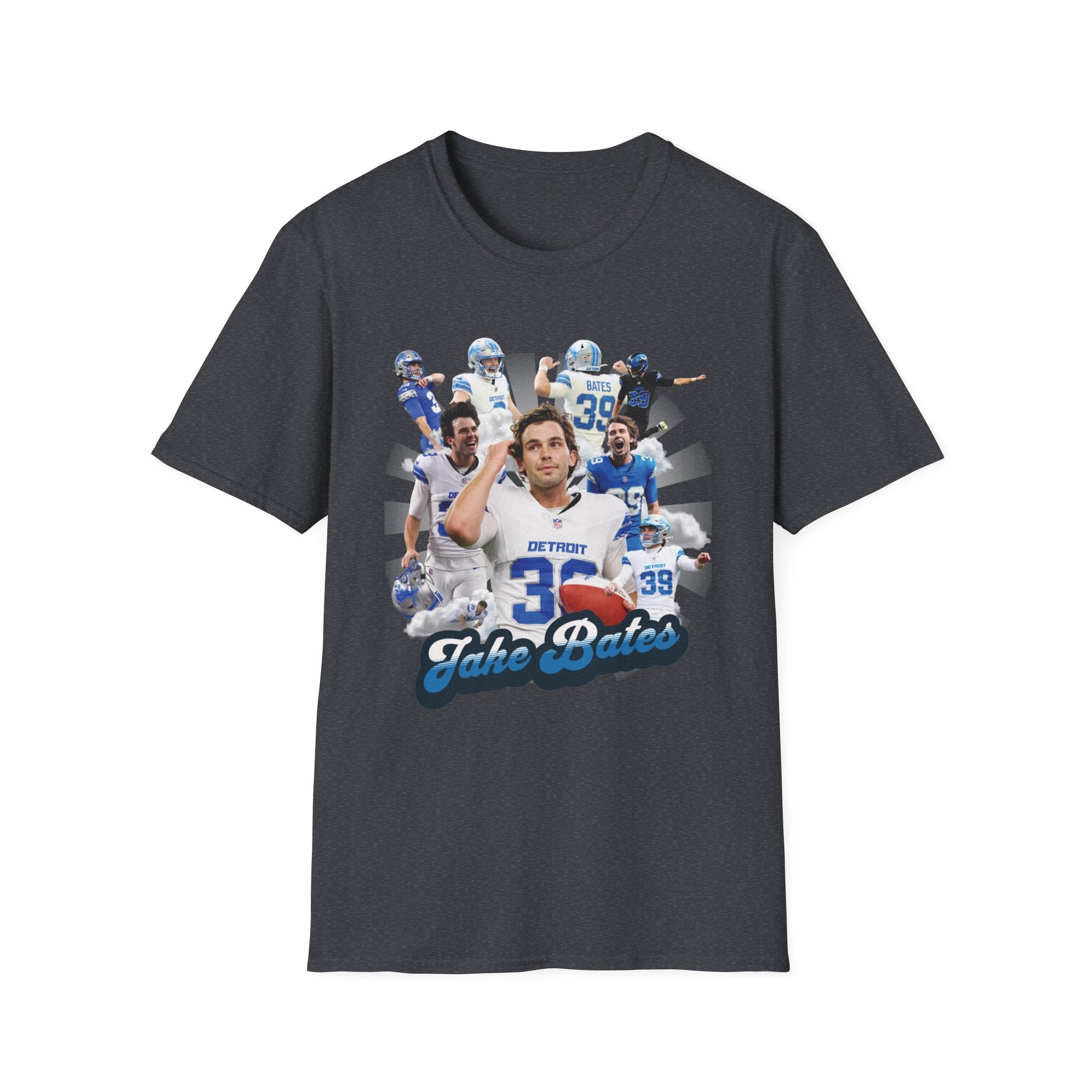 Detroit Football Kicker T-Shirt | Detroit Field Goal Bates T-Shirt