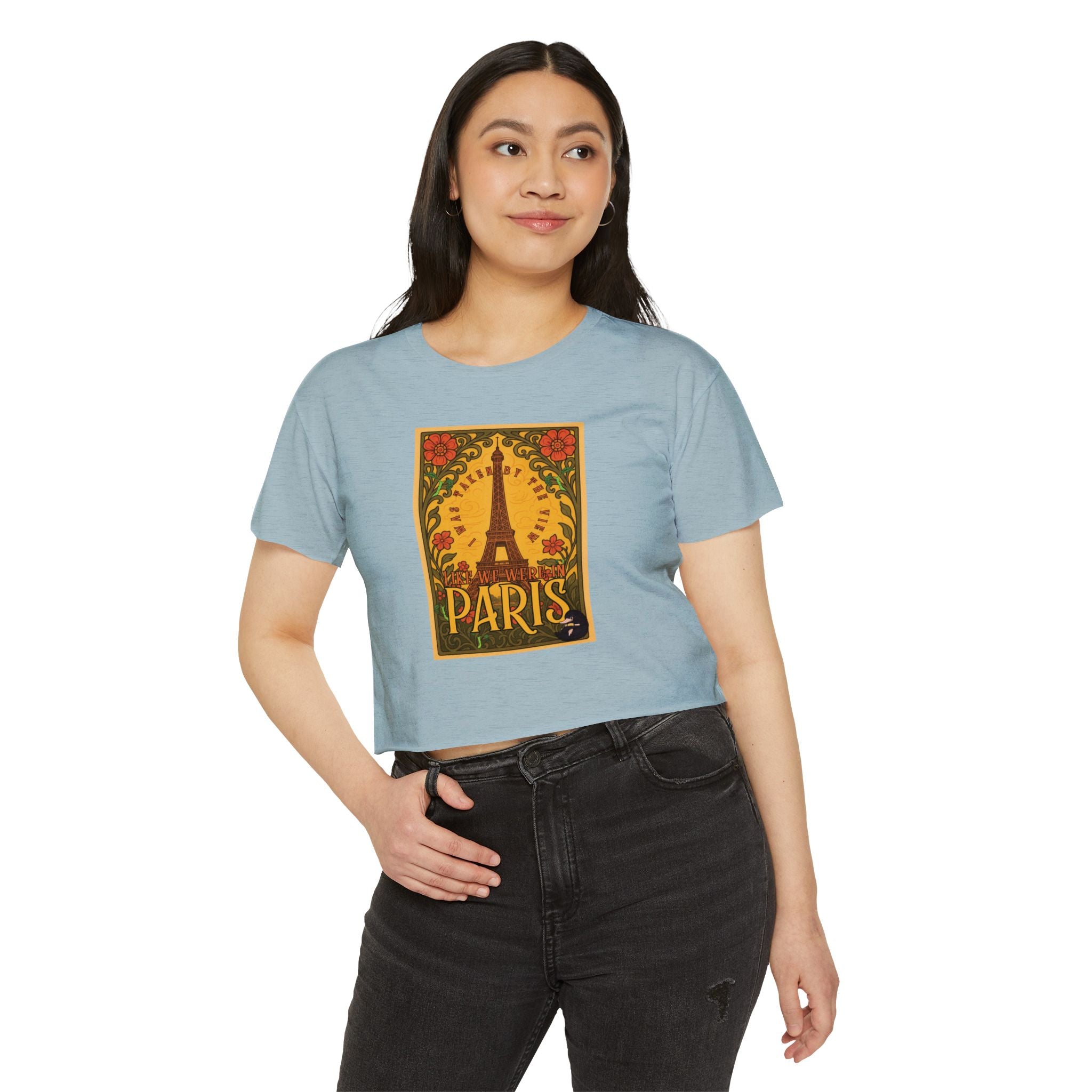 Paris Eiffel Tower Crop Top: Whimsical Wizarding Vibes