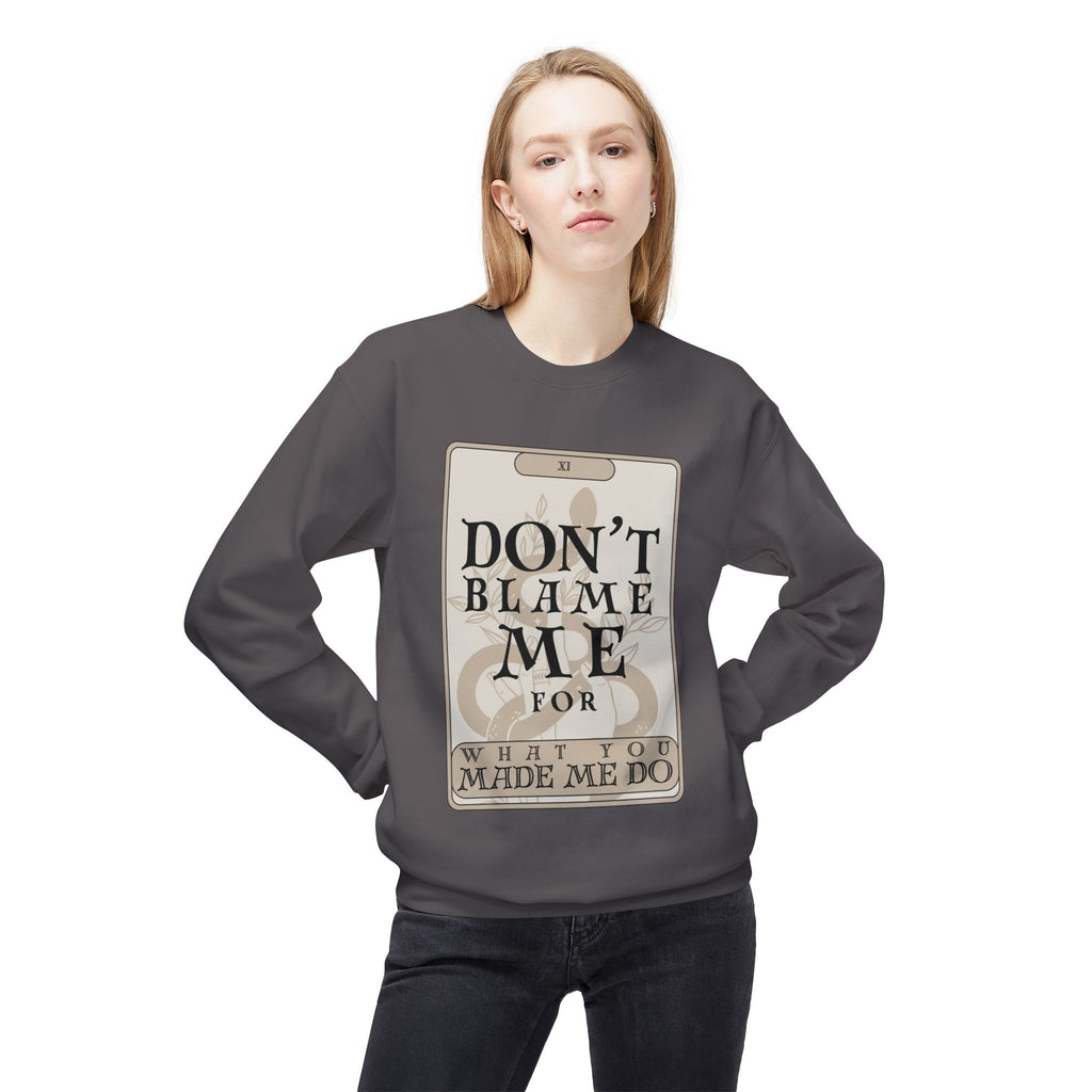 Don't Blame Me Tarot Card Crewneck Sweatshirt | In My Rage Era