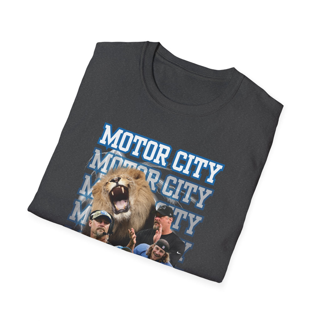 Detroit Football Coach Energy T-Shirt | Motor City Campbell Game Day T-Shirt