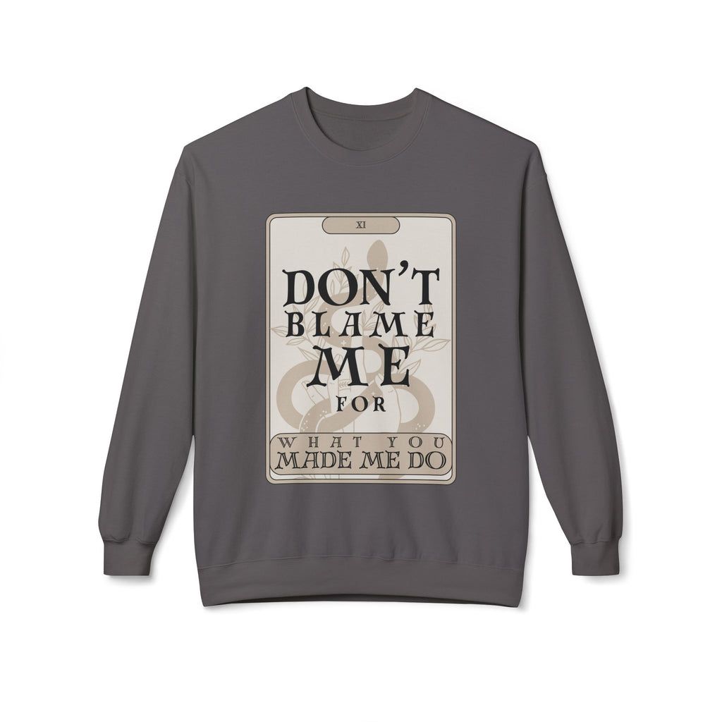 Don't Blame Me Tarot Card Crewneck Sweatshirt | In My Rage Era