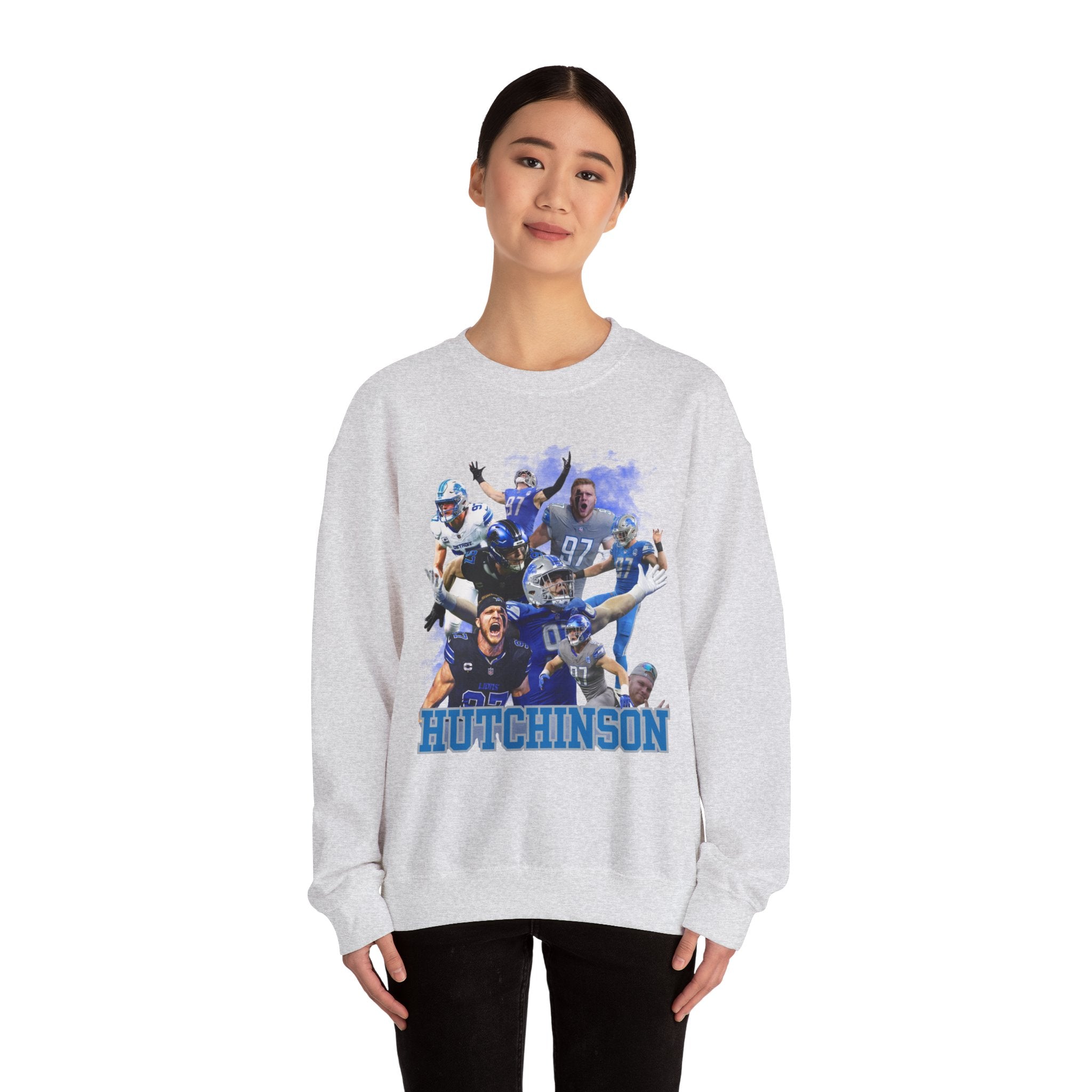 Detroit Football Defensive Grit Sweatshirt |  Edge Game Day Fan Crewneck