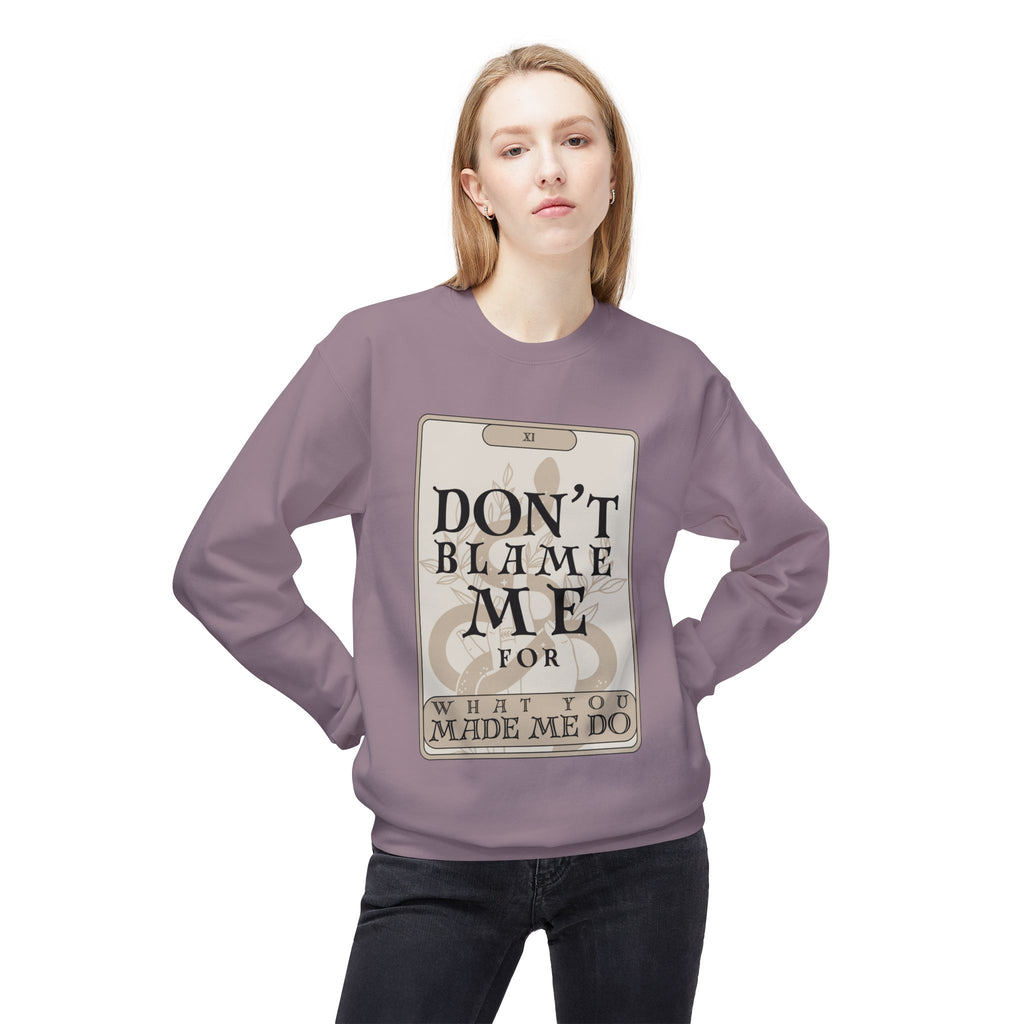 Don't Blame Me Tarot Card Crewneck Sweatshirt | In My Rage Era