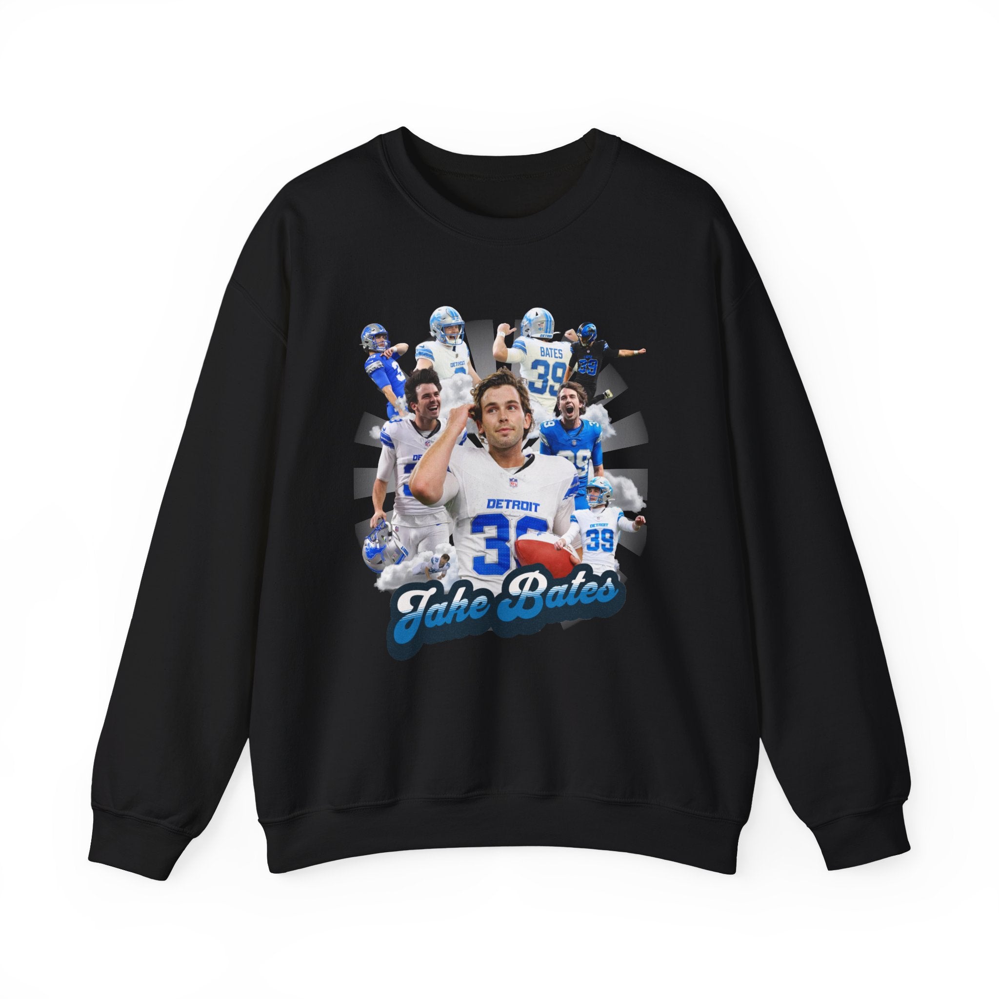 Detroit Football Kicker Sweatshirt| Detroit Field Goal Bates Crewneck