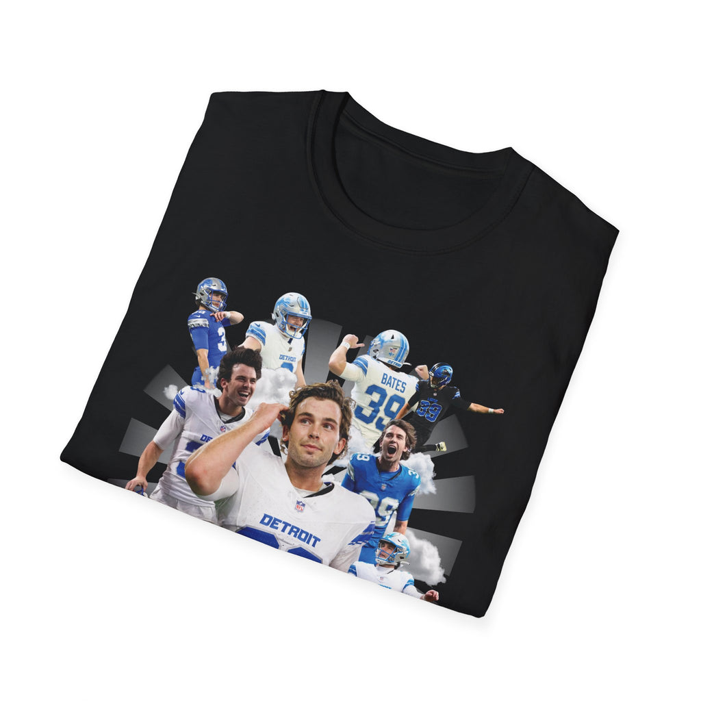 Detroit Football Kicker T-Shirt | Detroit Field Goal Bates T-Shirt