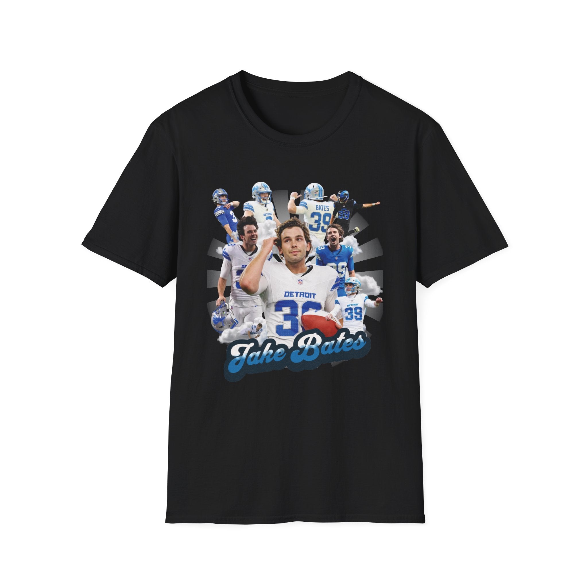 Detroit Football Kicker T-Shirt | Detroit Field Goal Bates T-Shirt