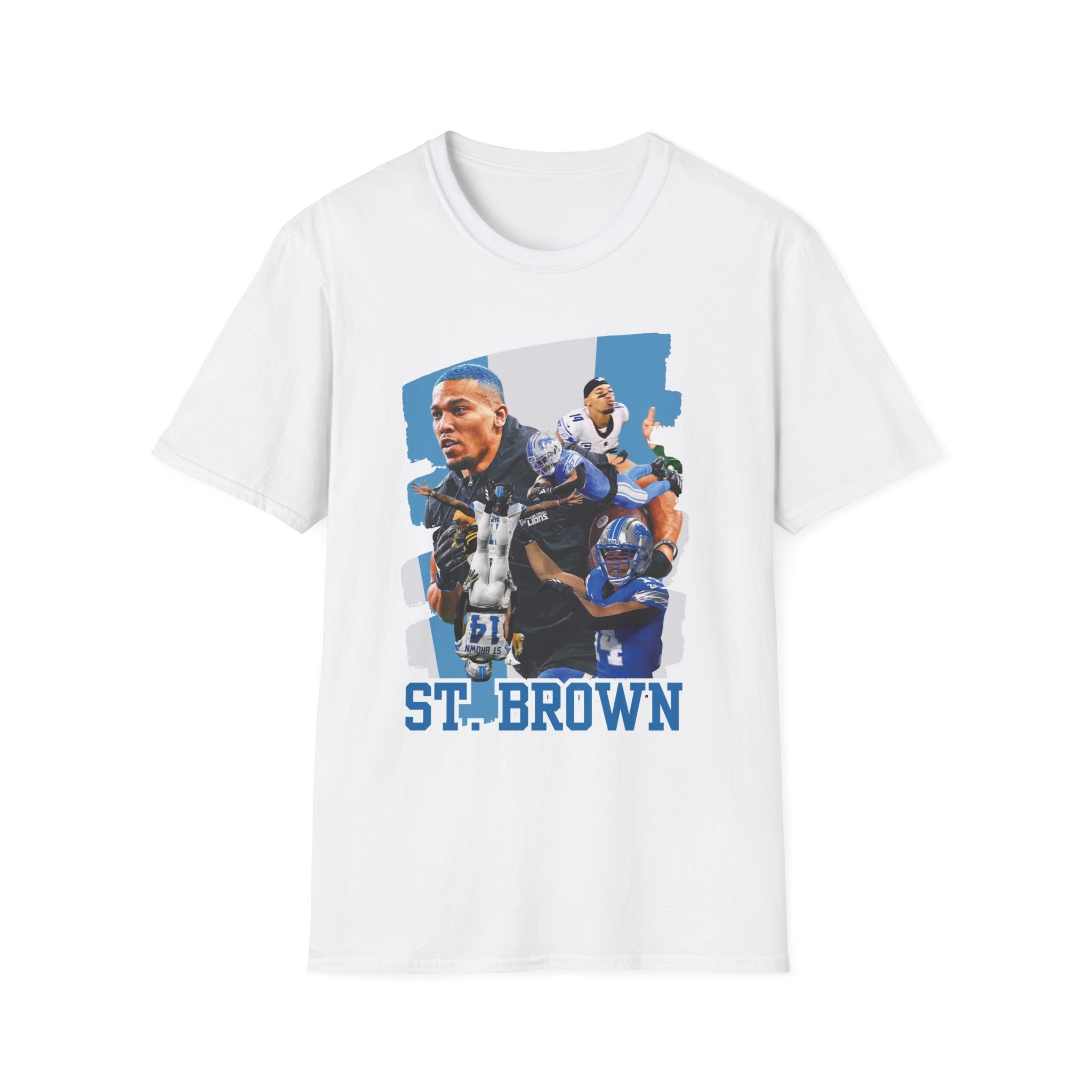 Detroit Football Wide Receiver Energy T-Shirt | St. Brown Game Day Shirt