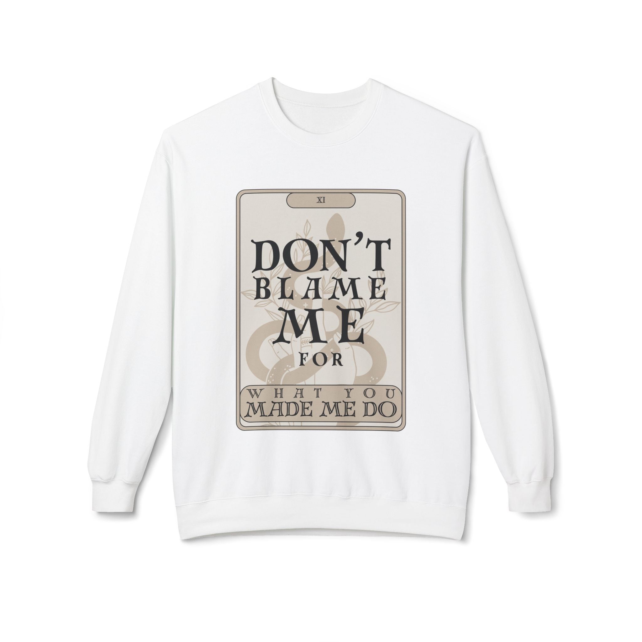 Don't Blame Me Tarot Card Crewneck Sweatshirt | In My Rage Era