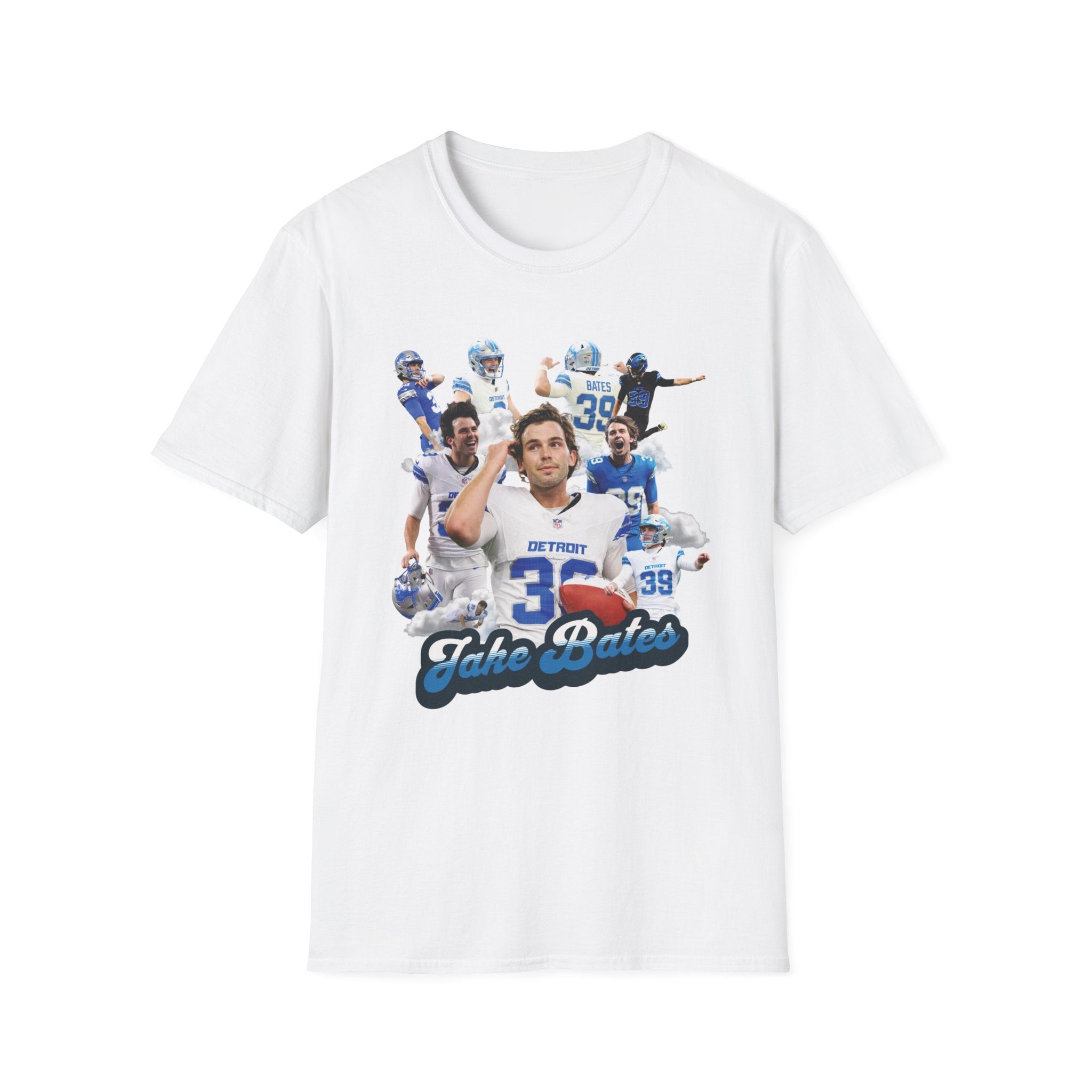 Detroit Football Kicker T-Shirt | Detroit Field Goal Bates T-Shirt