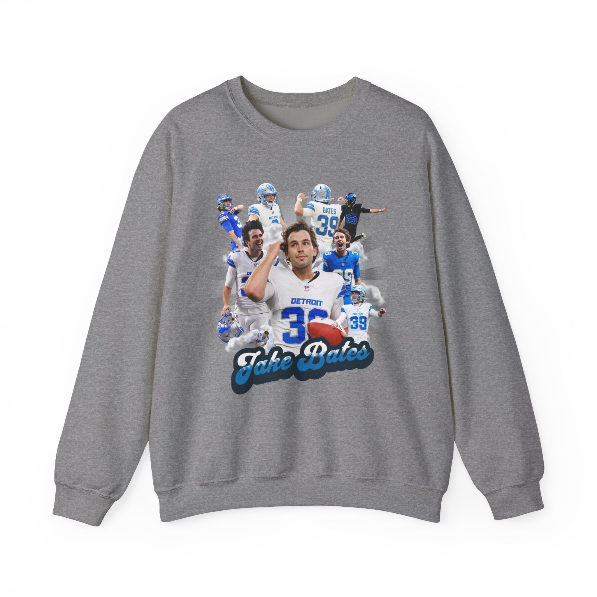 Detroit Football Kicker Sweatshirt| Detroit Field Goal Bates Crewneck