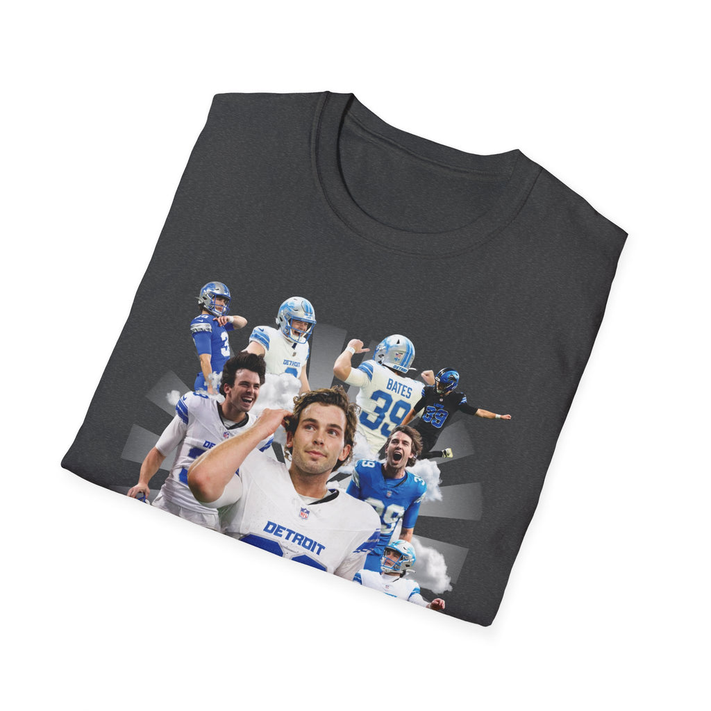 Detroit Football Kicker T-Shirt | Detroit Field Goal Bates T-Shirt