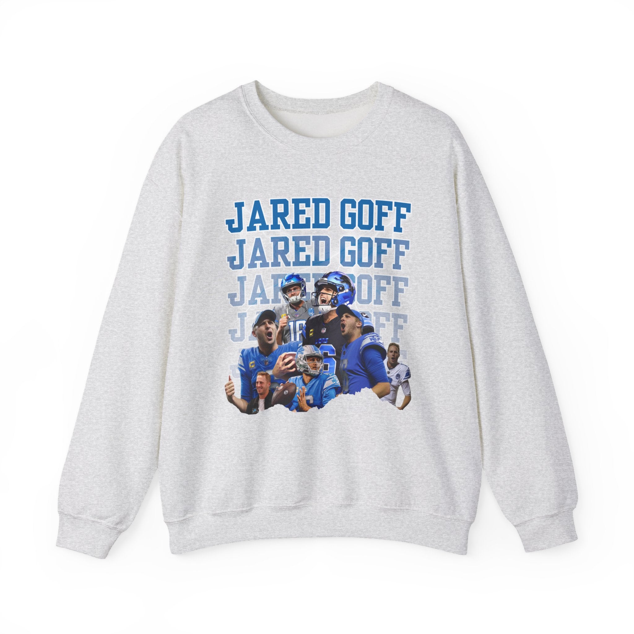 Detroit Football QB1 Chant Crewneck Sweatshirt | Game Day Shirt for Fans