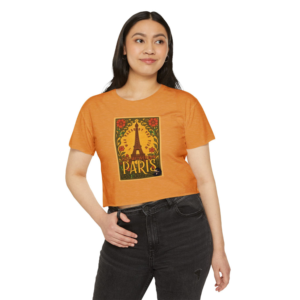 Paris Eiffel Tower Crop Top: Whimsical Wizarding Vibes