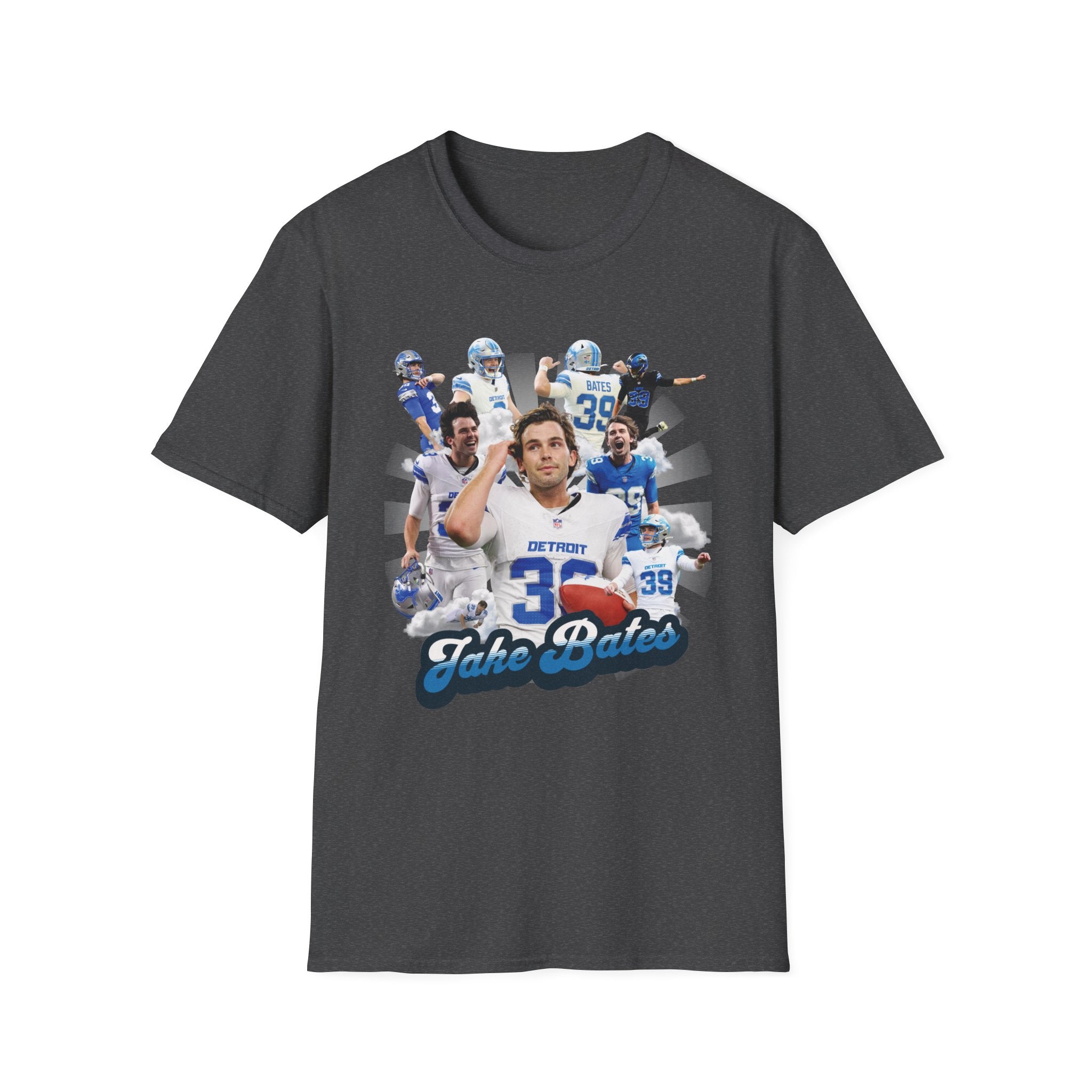 Detroit Football Kicker T-Shirt | Detroit Field Goal Bates T-Shirt