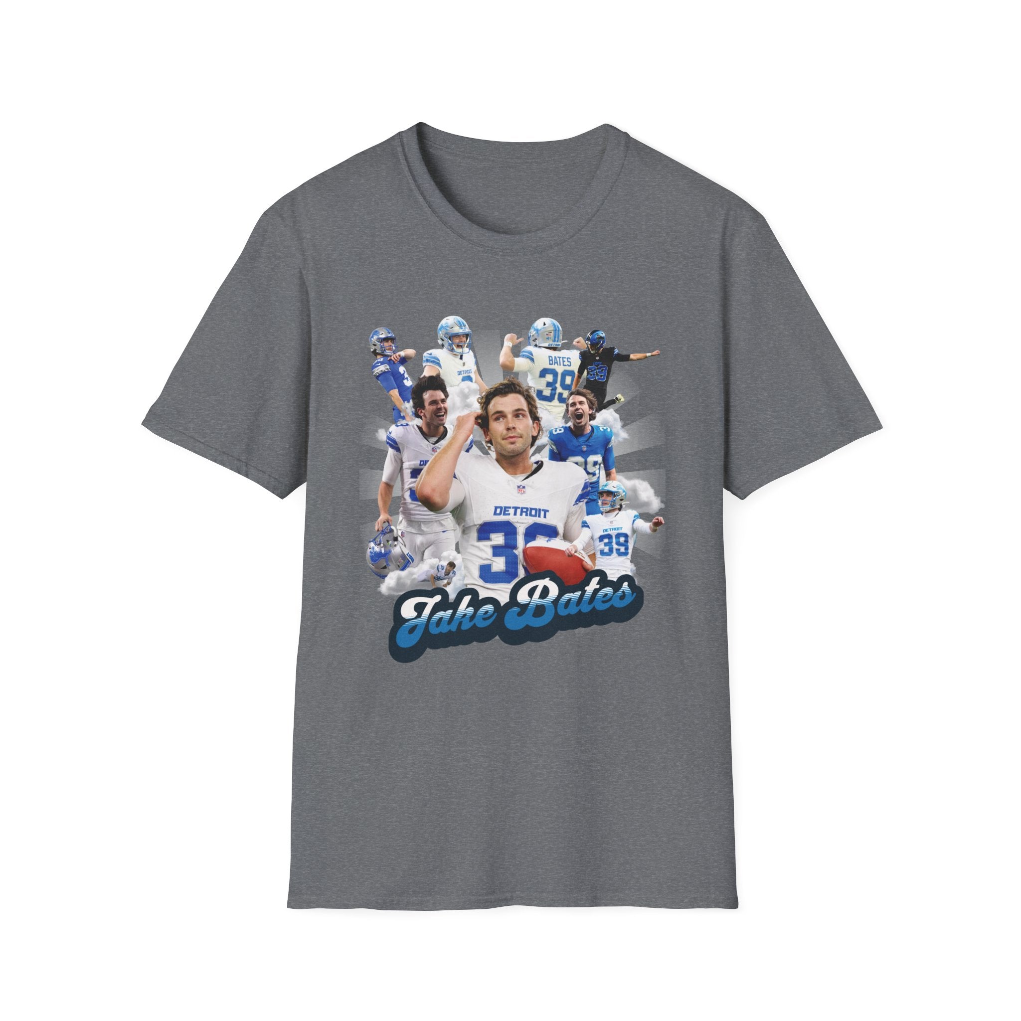 Detroit Football Kicker T-Shirt | Detroit Field Goal Bates T-Shirt