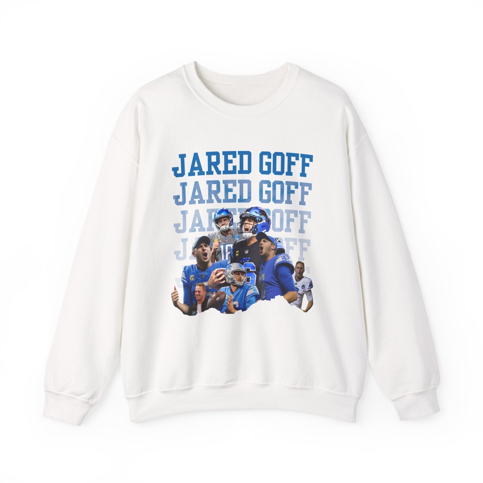 Detroit Football QB1 Chant Crewneck Sweatshirt | Game Day Shirt for Fans