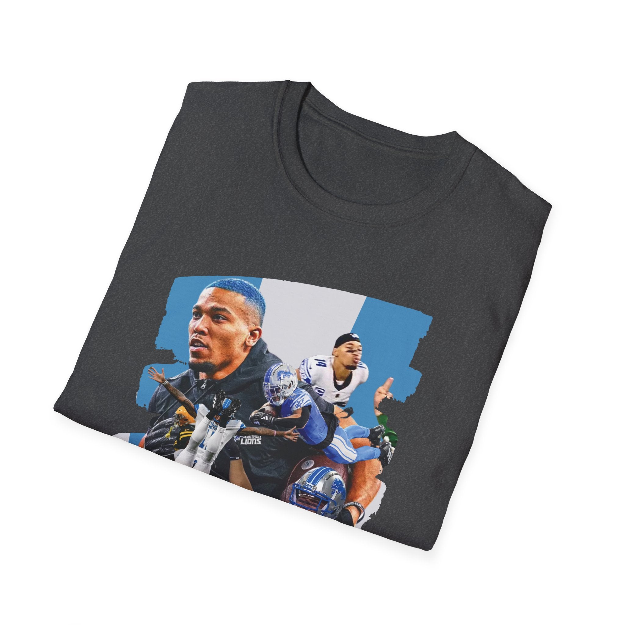 Detroit Football Wide Receiver Energy T-Shirt | St. Brown Game Day Shirt