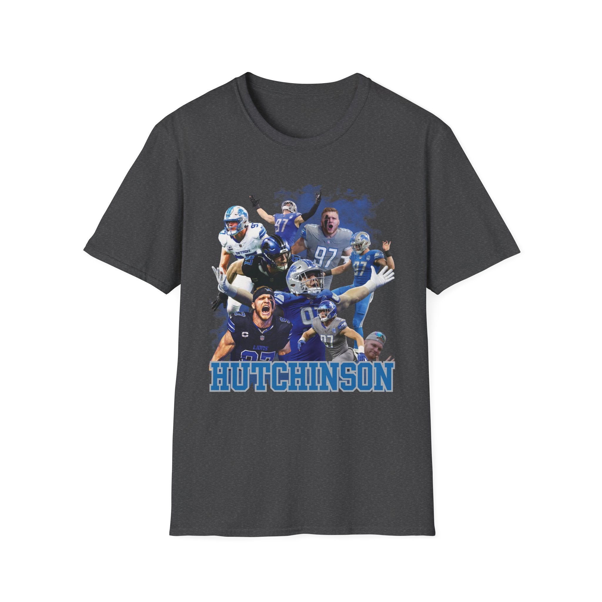 Detroit Football Defensive Grit T-Shirt |  Hutchinson Game Day Fan Shirt
