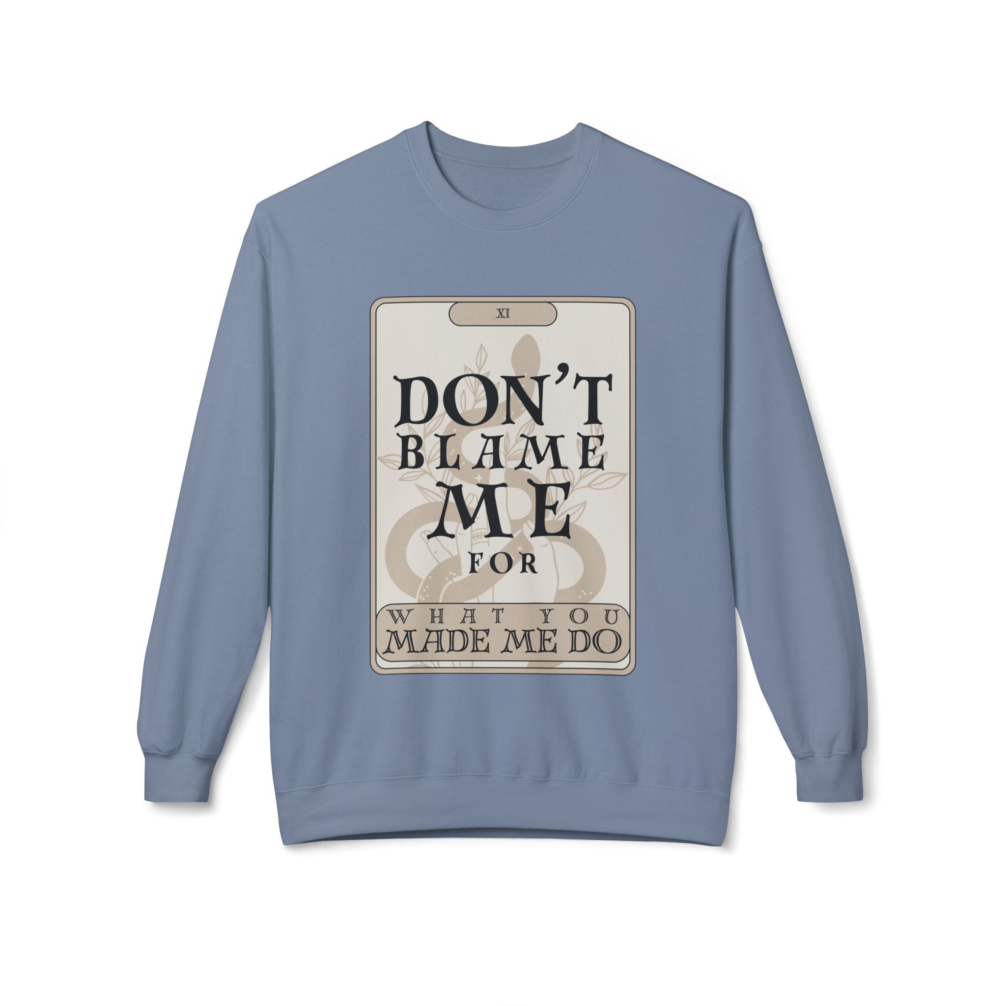 Don't Blame Me Tarot Card Crewneck Sweatshirt | In My Rage Era