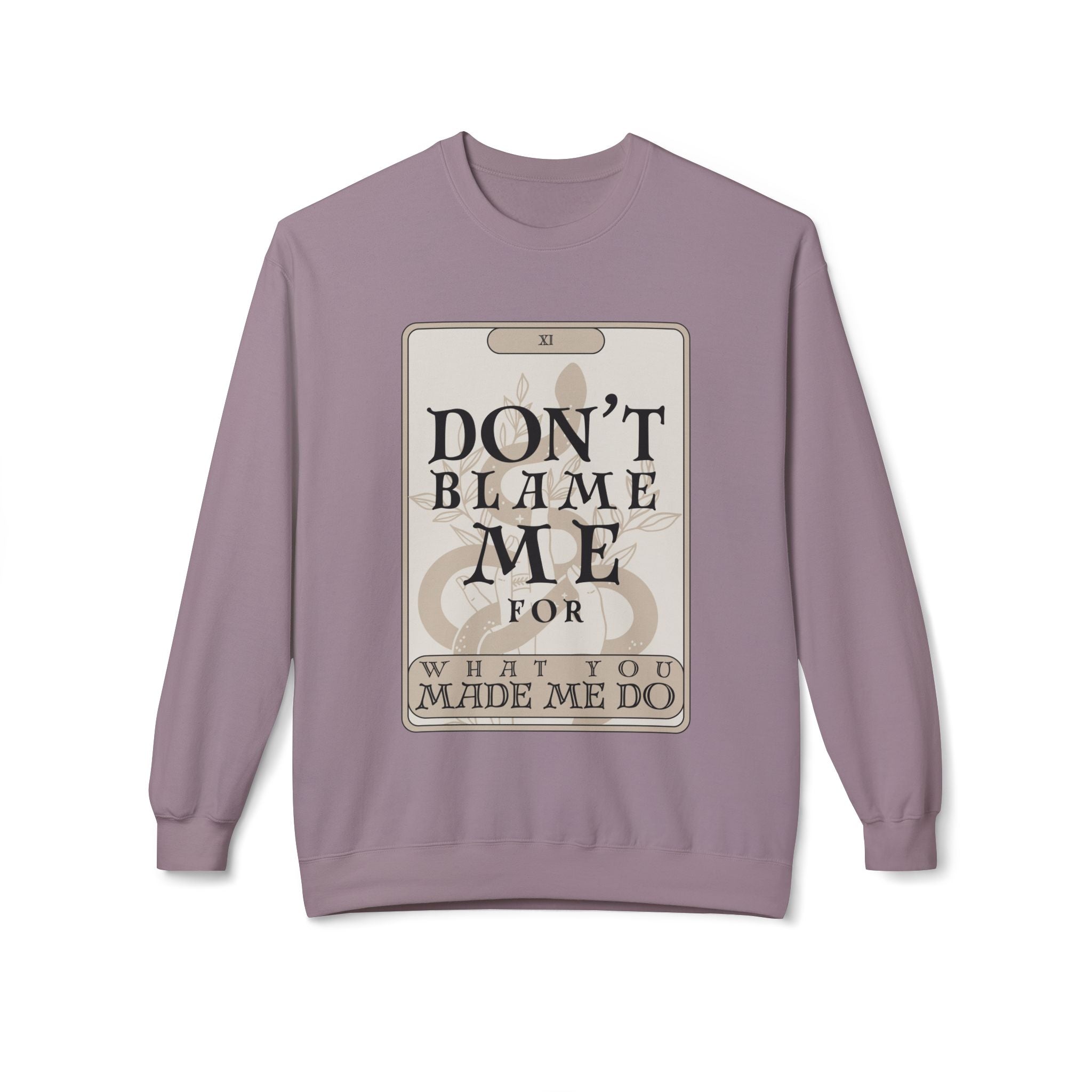 Don't Blame Me Tarot Card Crewneck Sweatshirt | In My Rage Era
